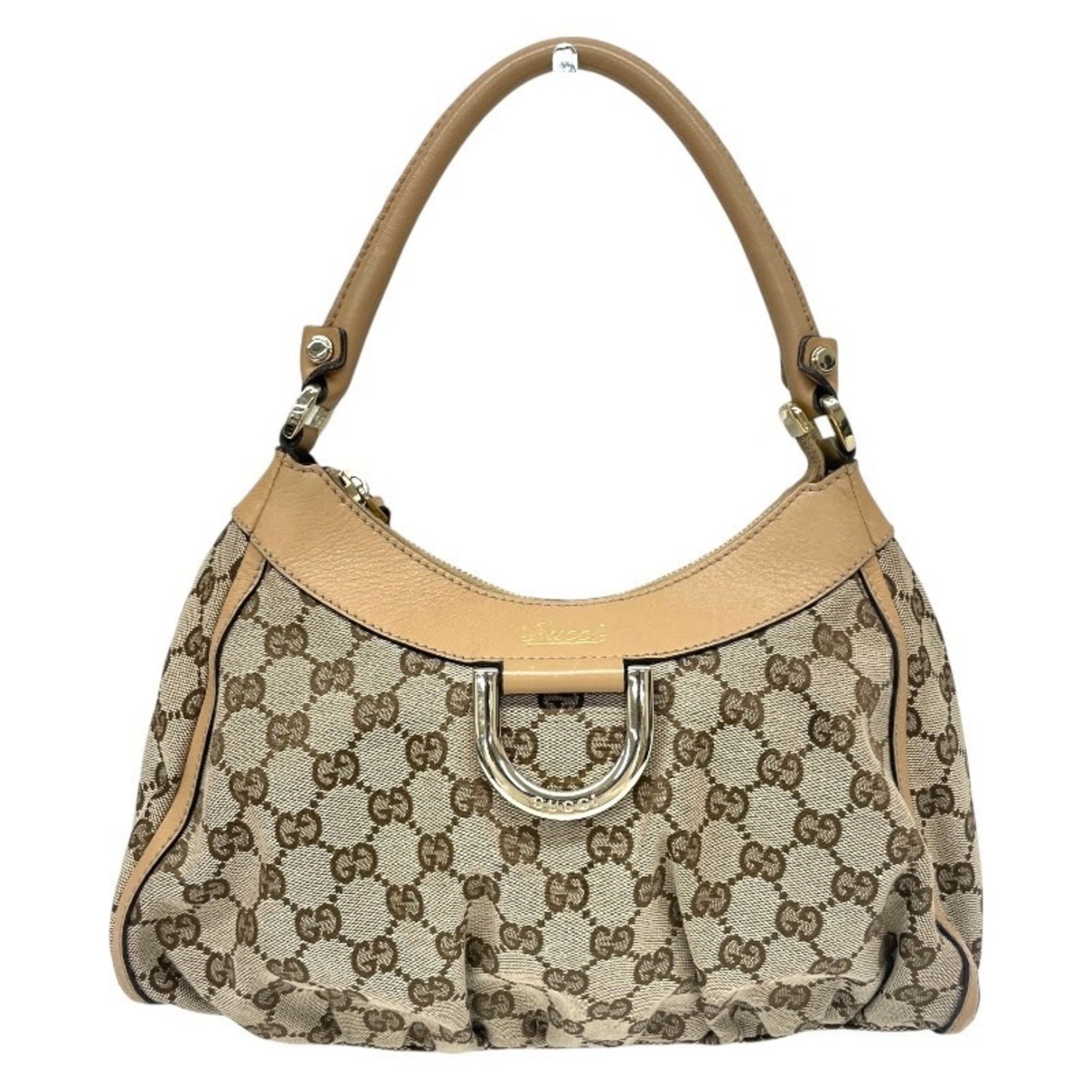 GUCCI Abbey Shoulder Bag for Women, GG Canvas, Handbag, One-Shoulder/Semi-Shoulder