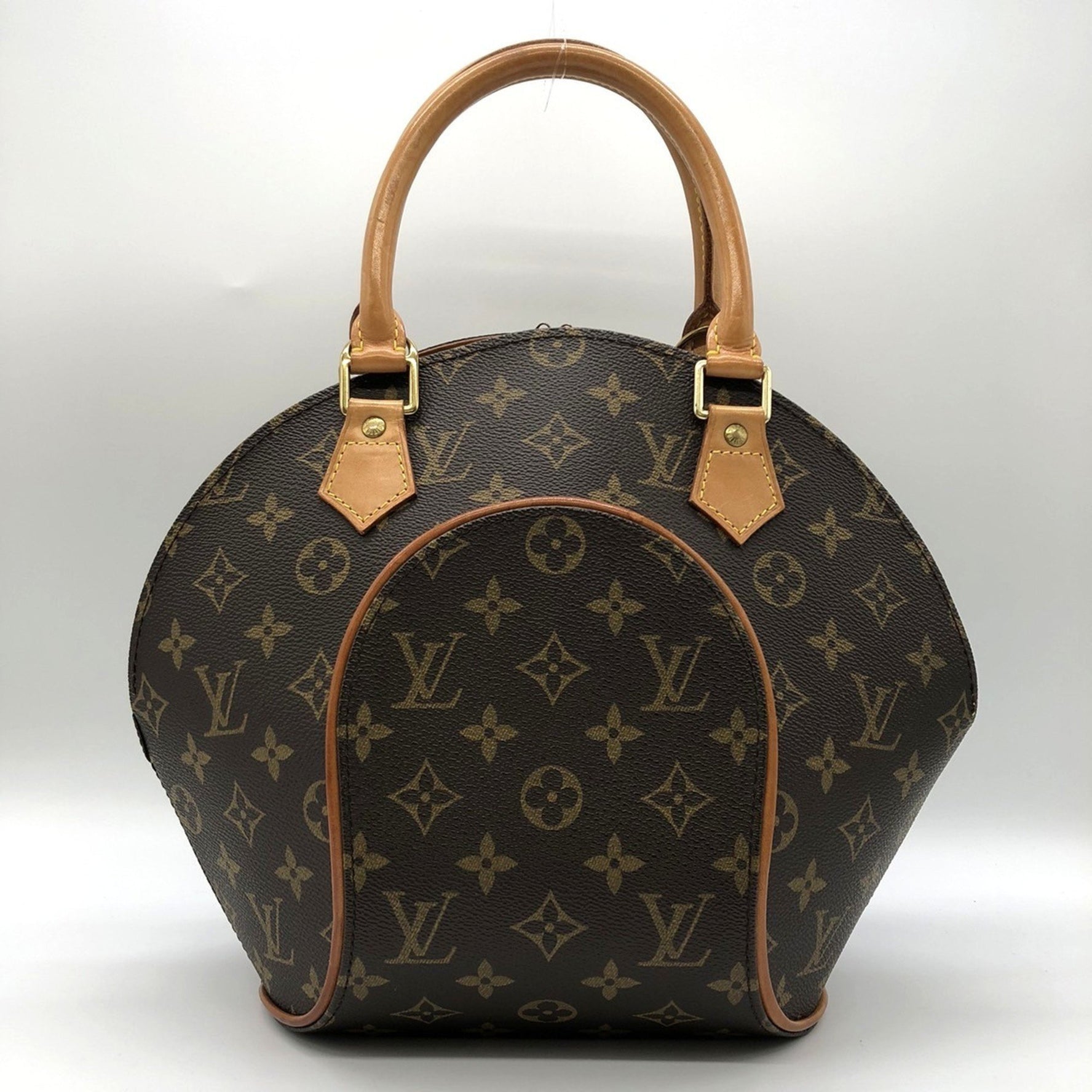LOUIS VUITTON Ellipse PM Handbag Monogram Brown