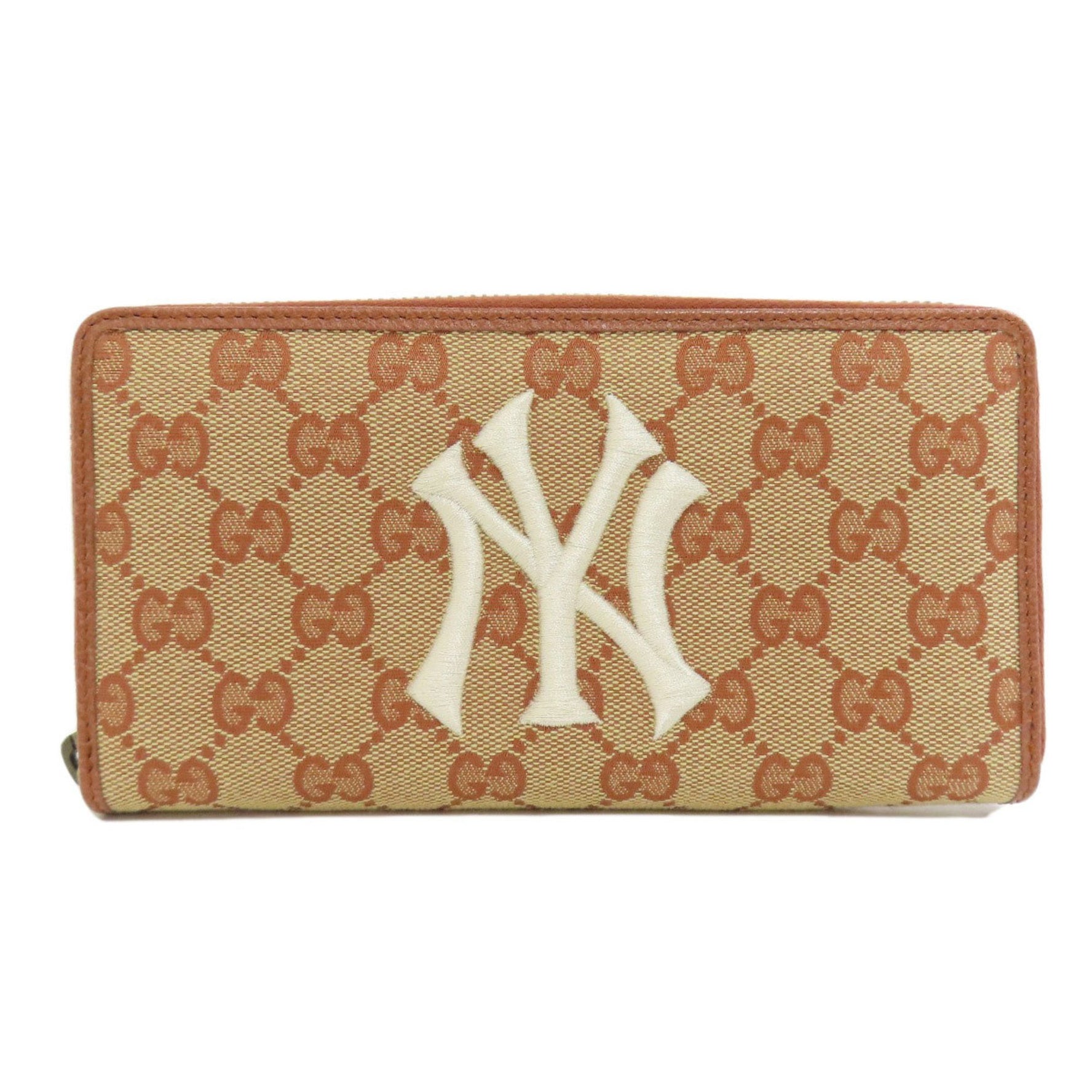 Gucci NY Yankees collaboration GG long wallet canvas ladies GUCCI