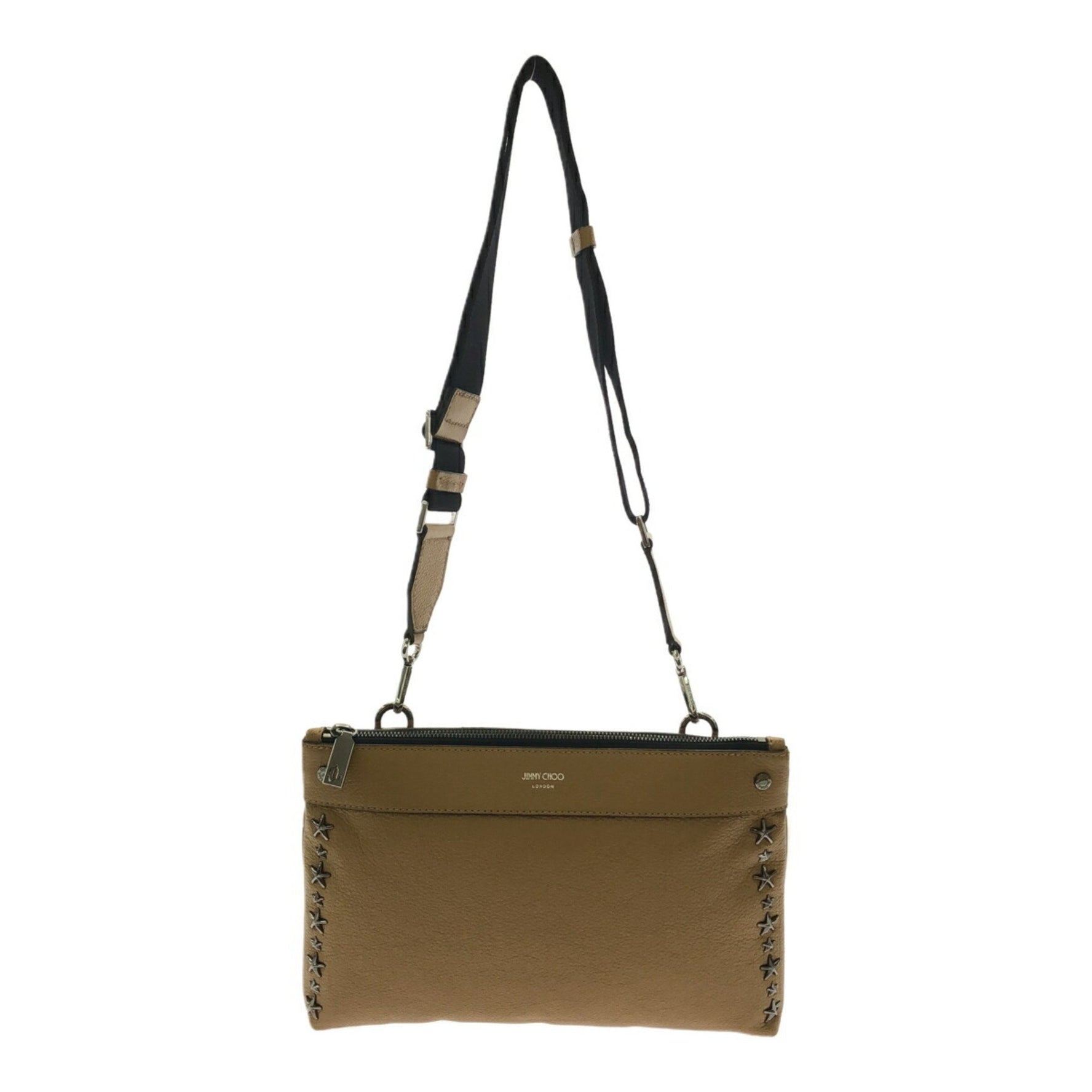 Jimmy Choo KIMI-N Star Studs Shoulder Clutch Bag Leather Mikunigaoka Store