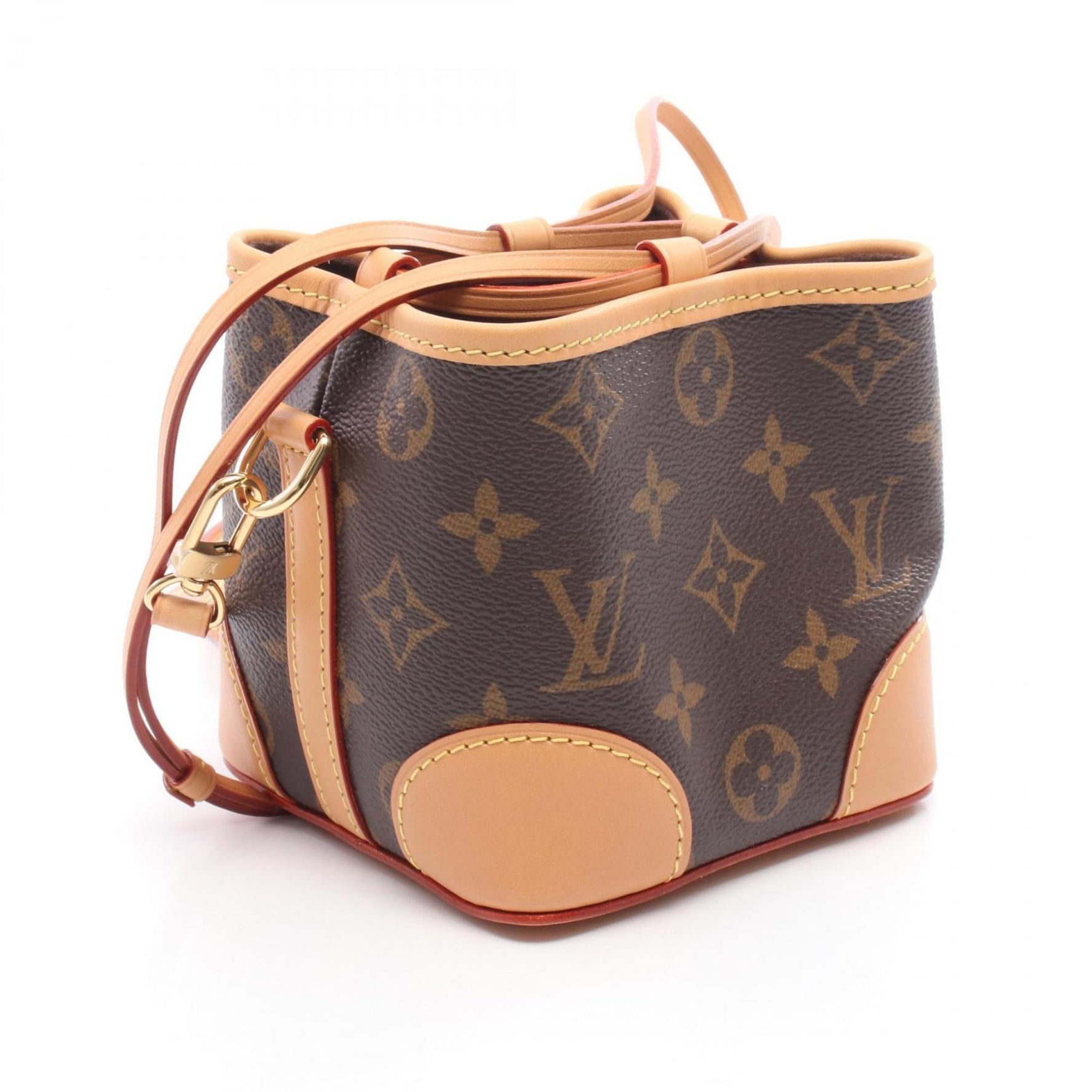 Louis Vuitton Noe Purse Shoulder Bag in Coated Canvas and Leather with Monogram Design