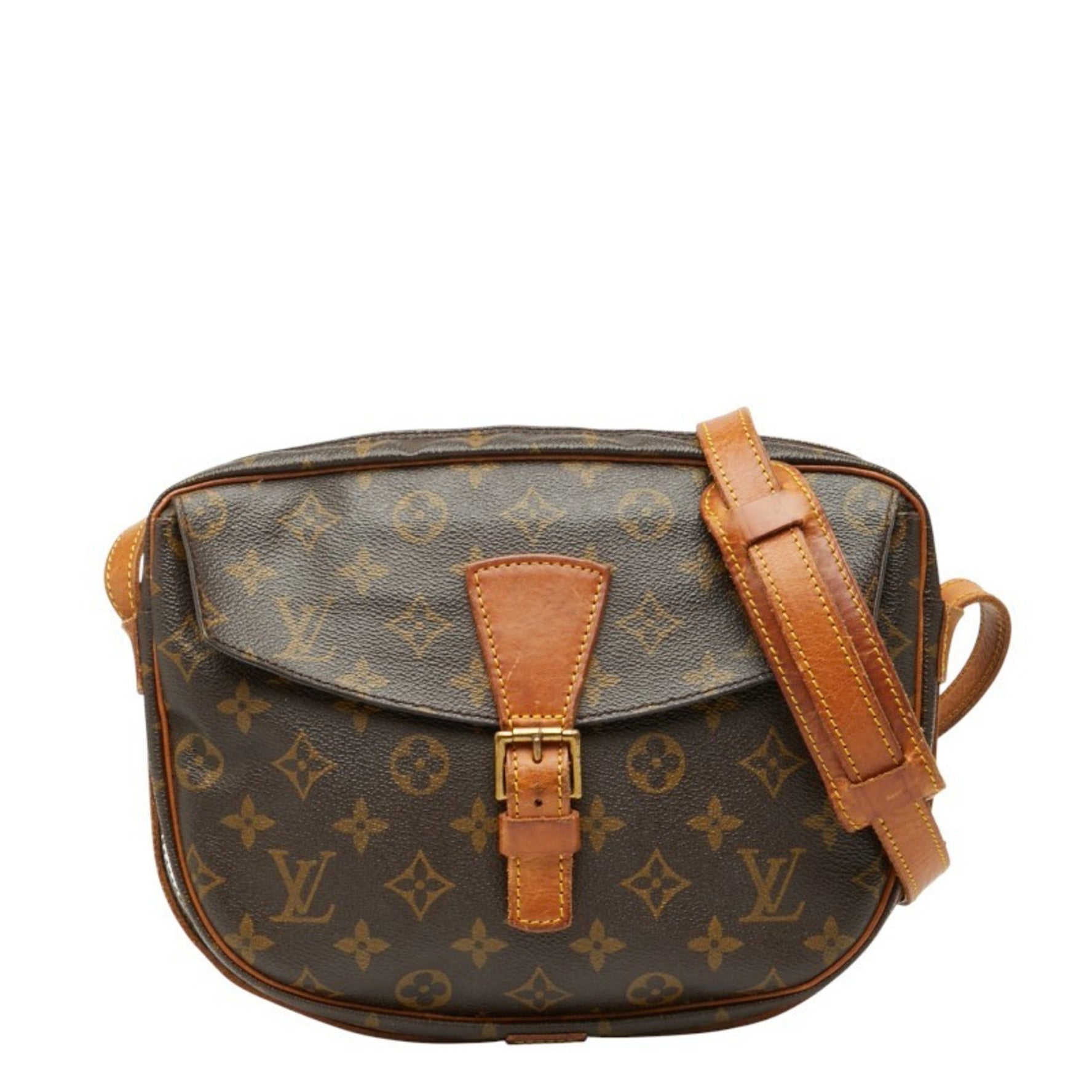 Louis Vuitton Monogram Jeune Fille MM Crossbody Shoulder Bag Leather LOUIS VUITTON