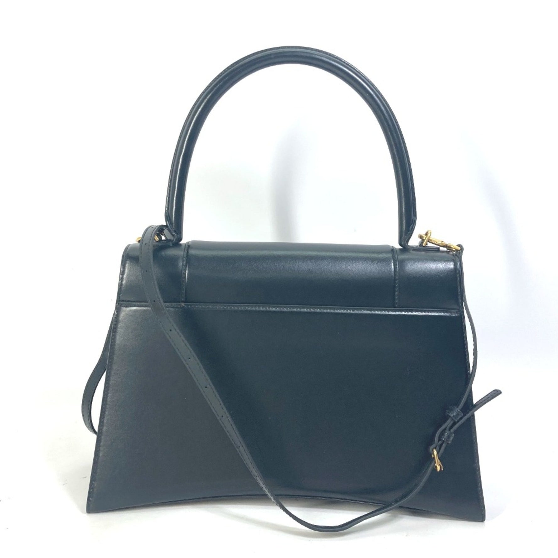 Balenciaga Crossbody 2WAY Shoulder Bag Hand Bag Black White
