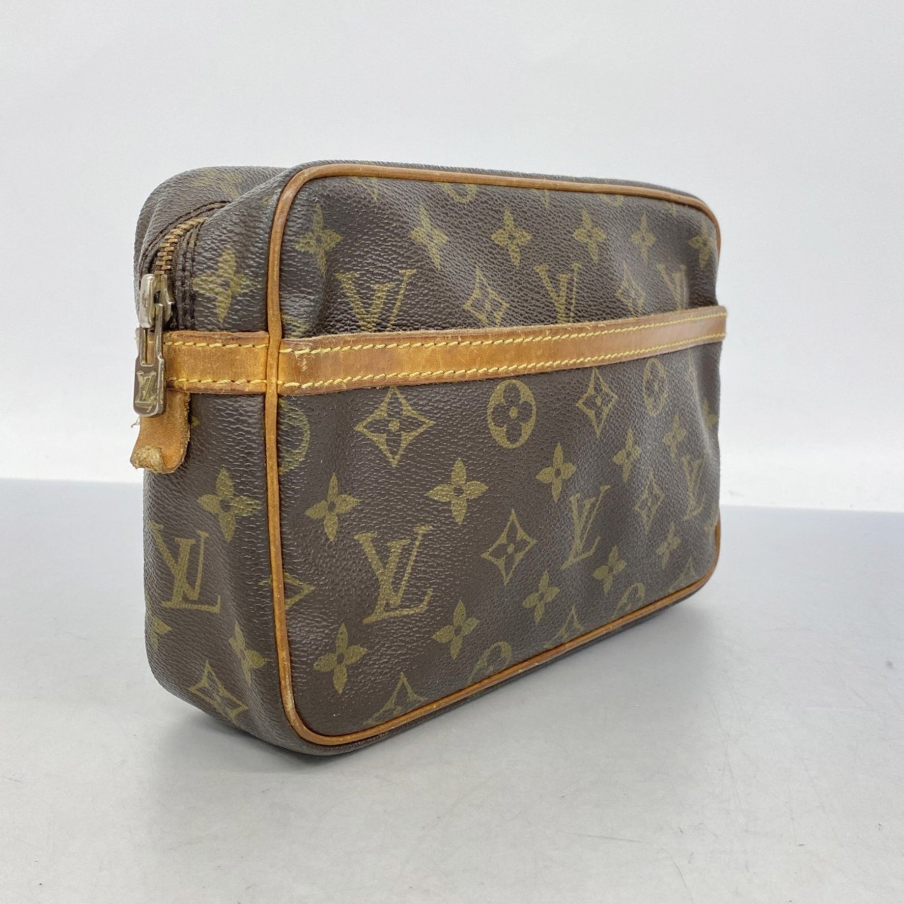 Louis Vuitton Monogram Compiègne 23 Clutch Bag Men's/Women's