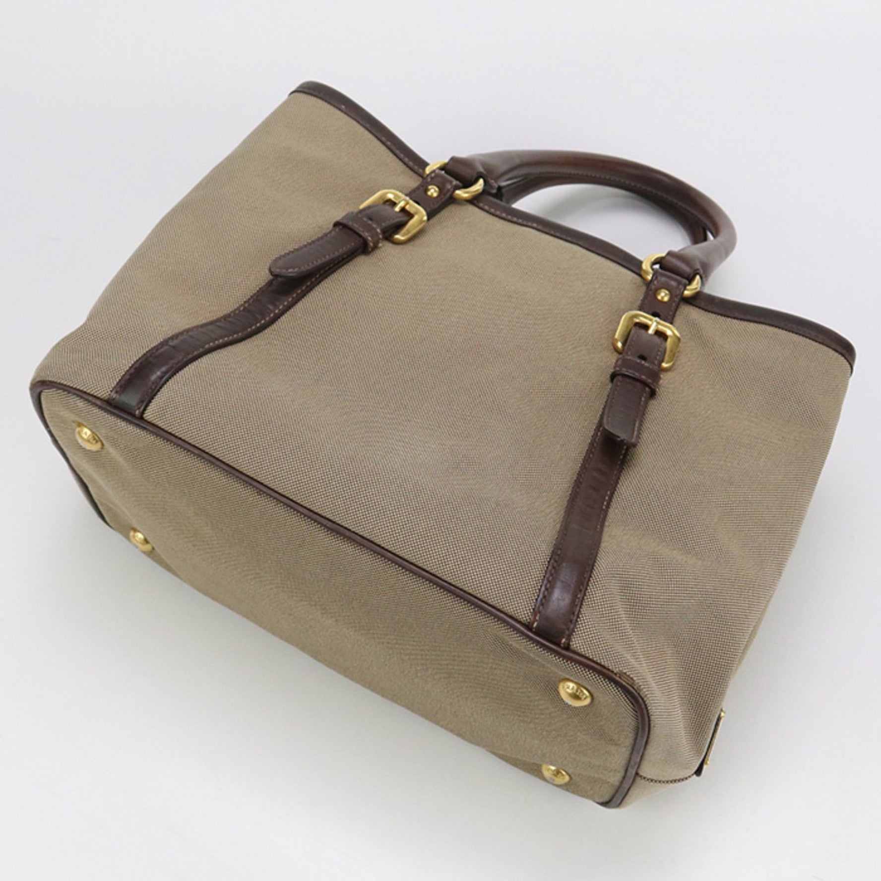 PRADA Tote Bag Logo Jacquard