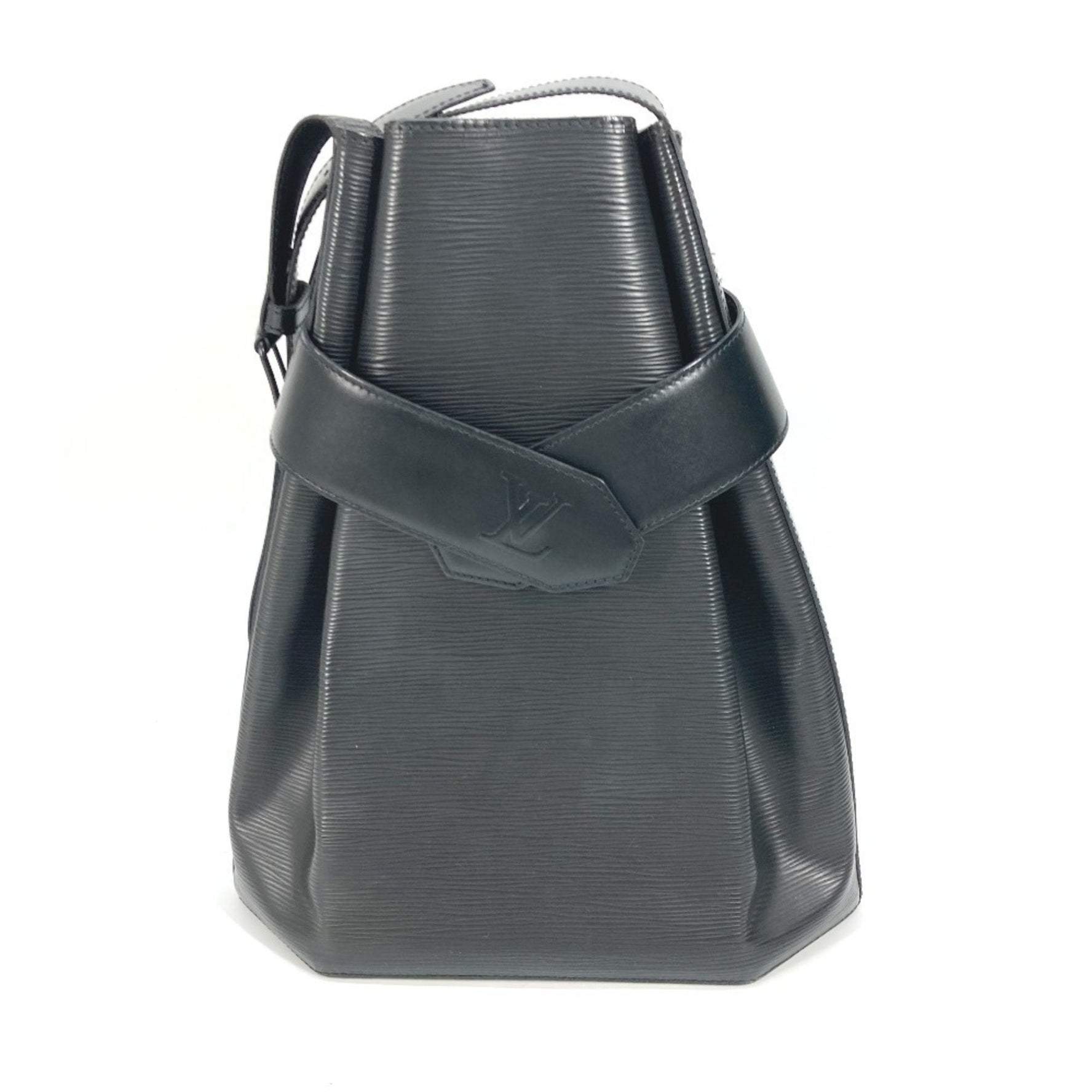 LOUIS VUITTON M80155 Epi Sac Deporte GM Shoulder Bag in Leather, Women's, Noir Black