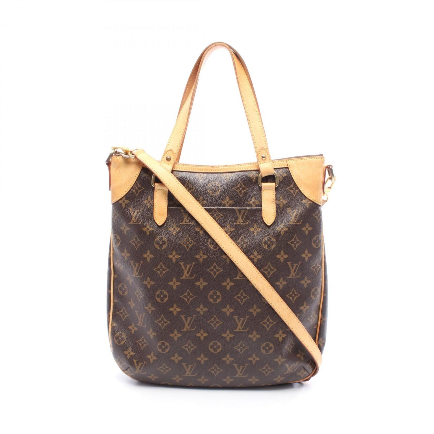 Louis Vuitton Odeon GM Handbag, Coated Canvas and Leather, Monogram, Brown
