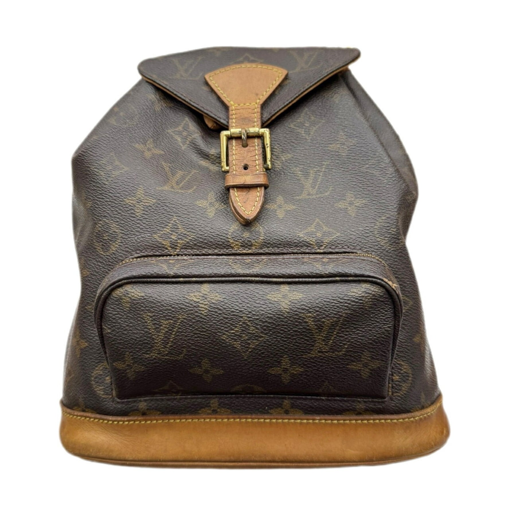 Louis Vuitton Montsouris MM Monogram Backpack Rucksack Brown Men's