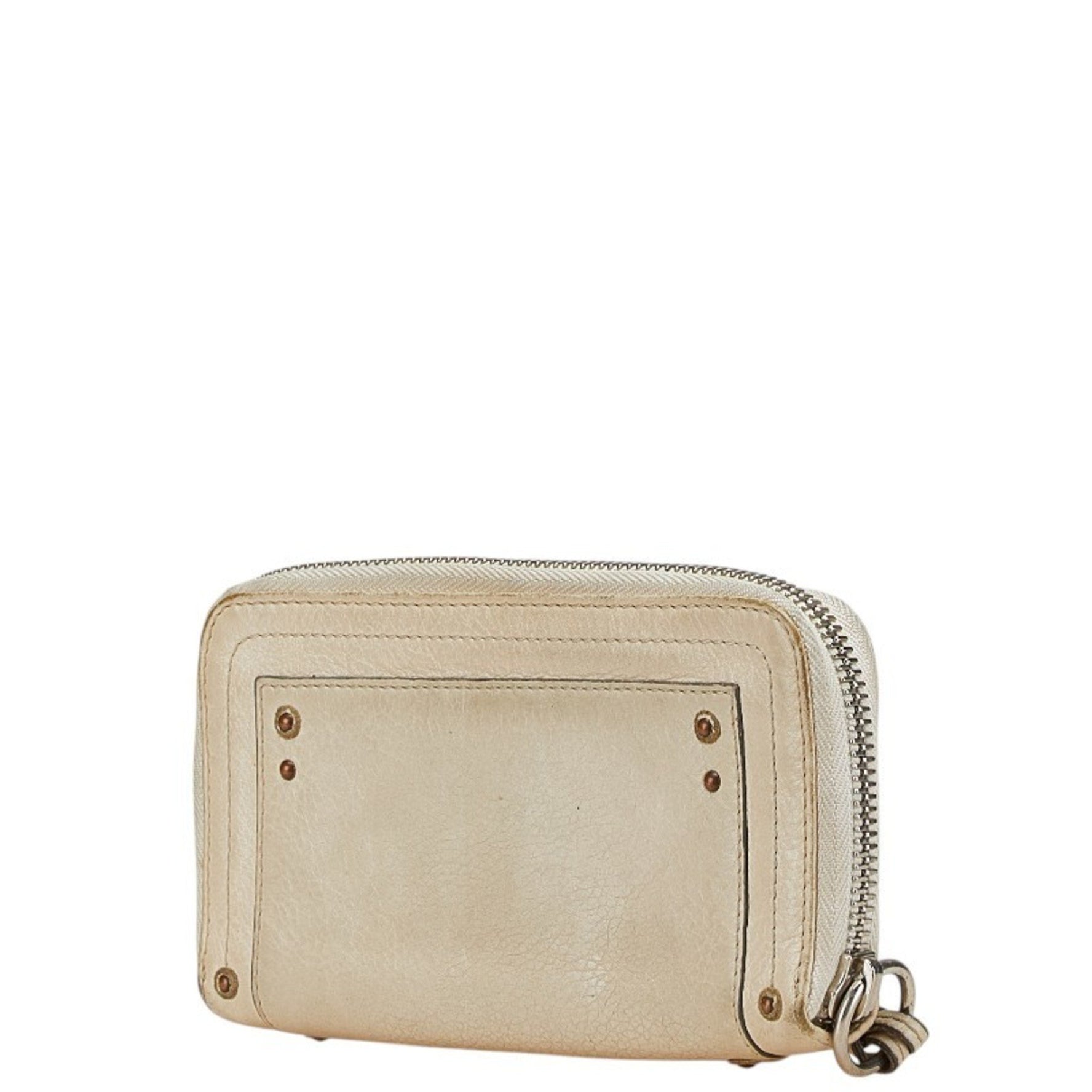 Chloé Chloe Long Wallet with Zip-Around Leather