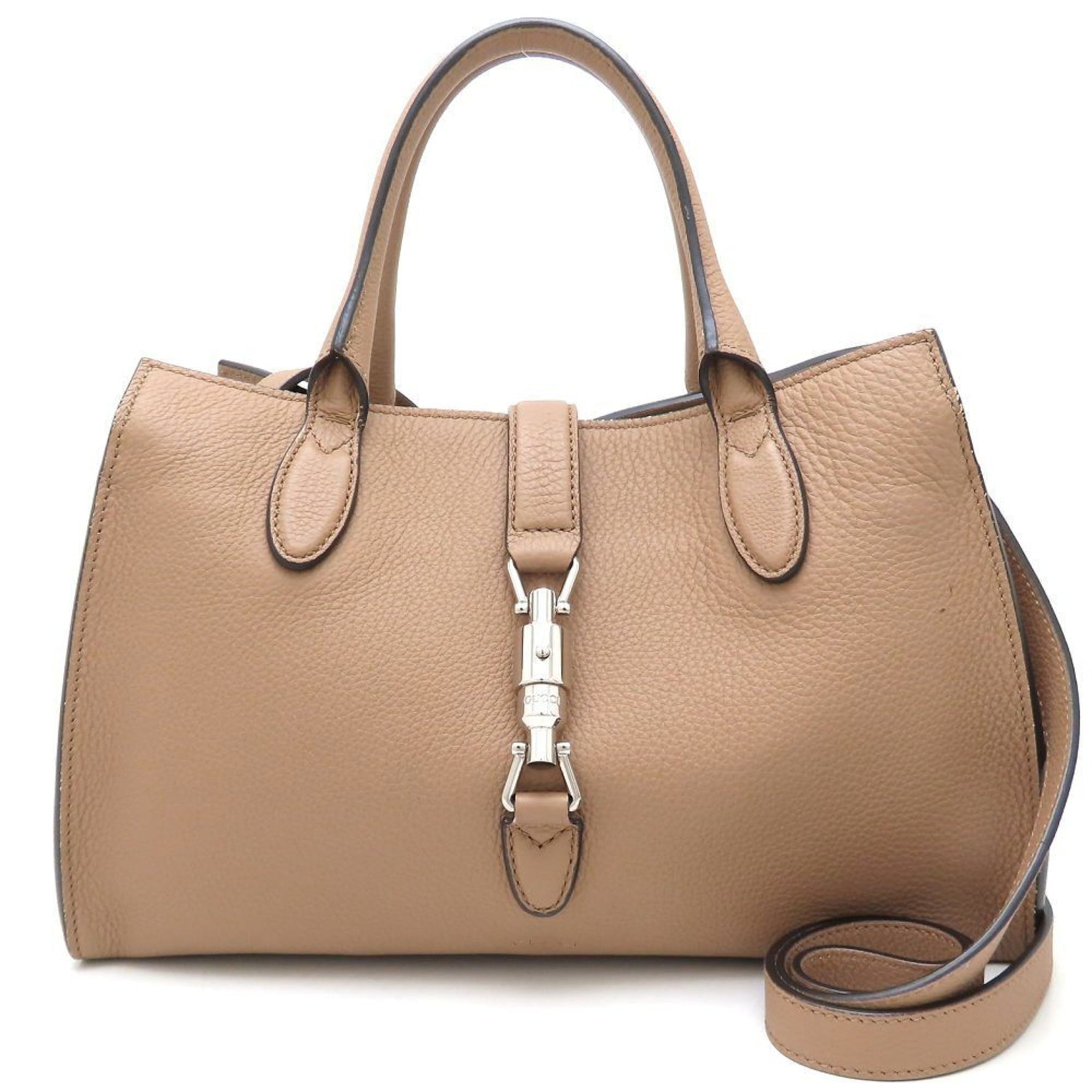 GUCCI New Jackie Tote Bag, Leather