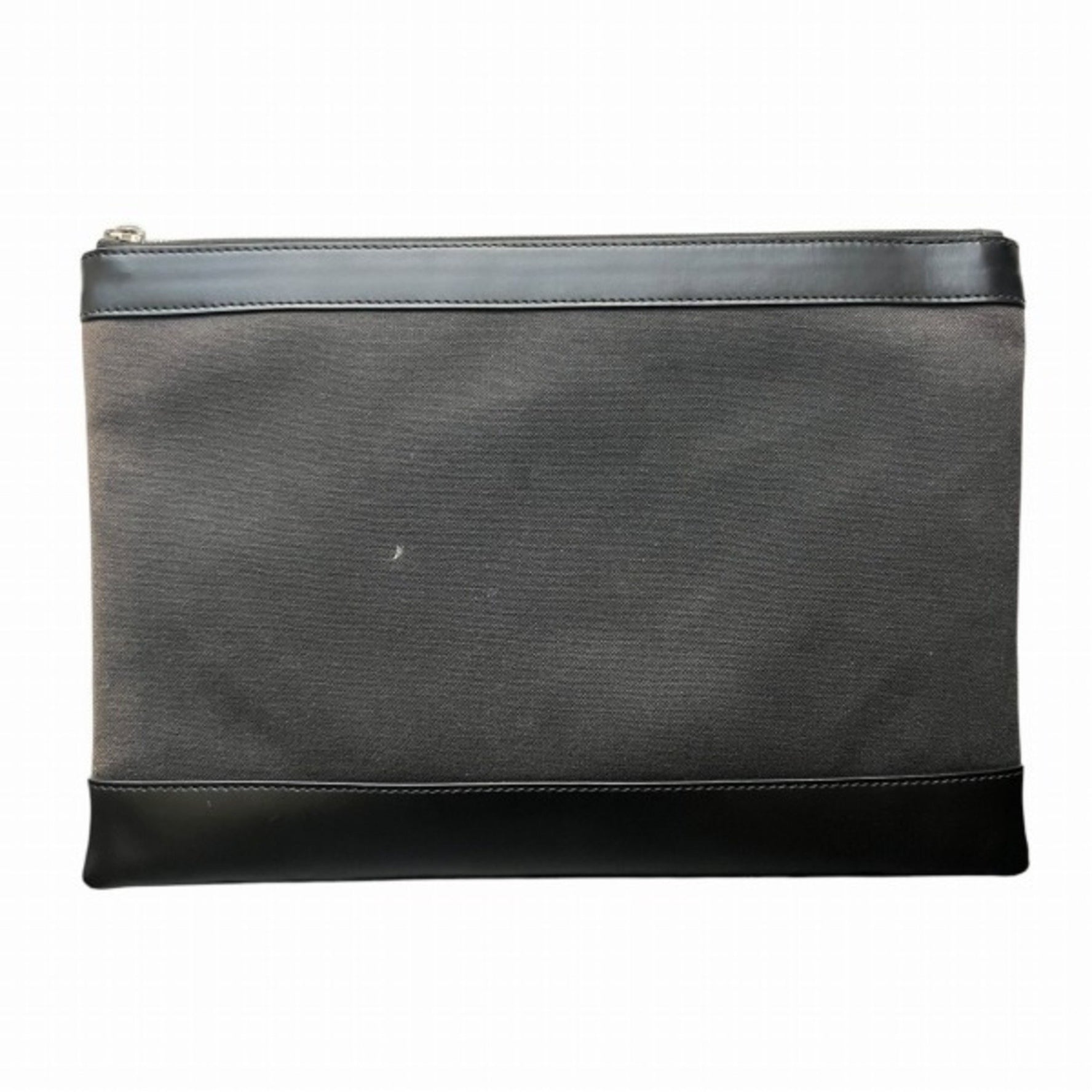Balenciaga Canvas x Leather Black Bag Clutch Men Women