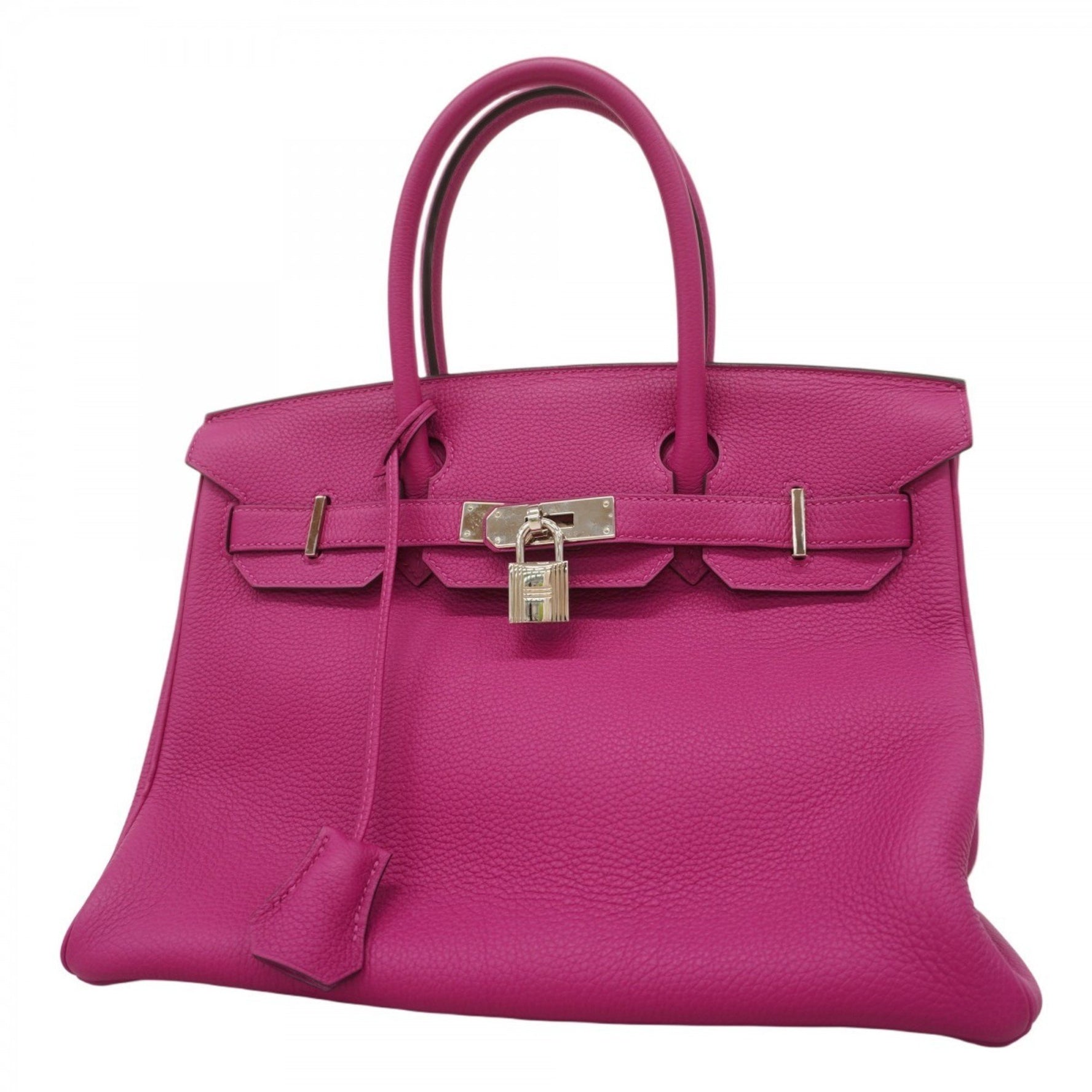 Hermes Hermès Birkin 30 Togo Rose Purple Handbag, Women's, A Stamp, P1054902