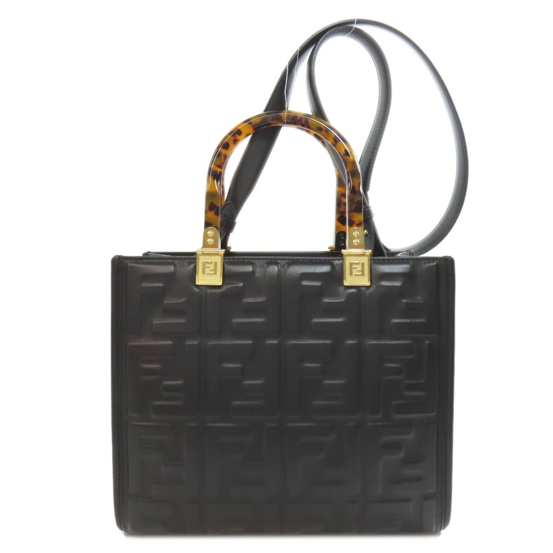 Fendi Sunshine Small Handbag in Calf Leather
