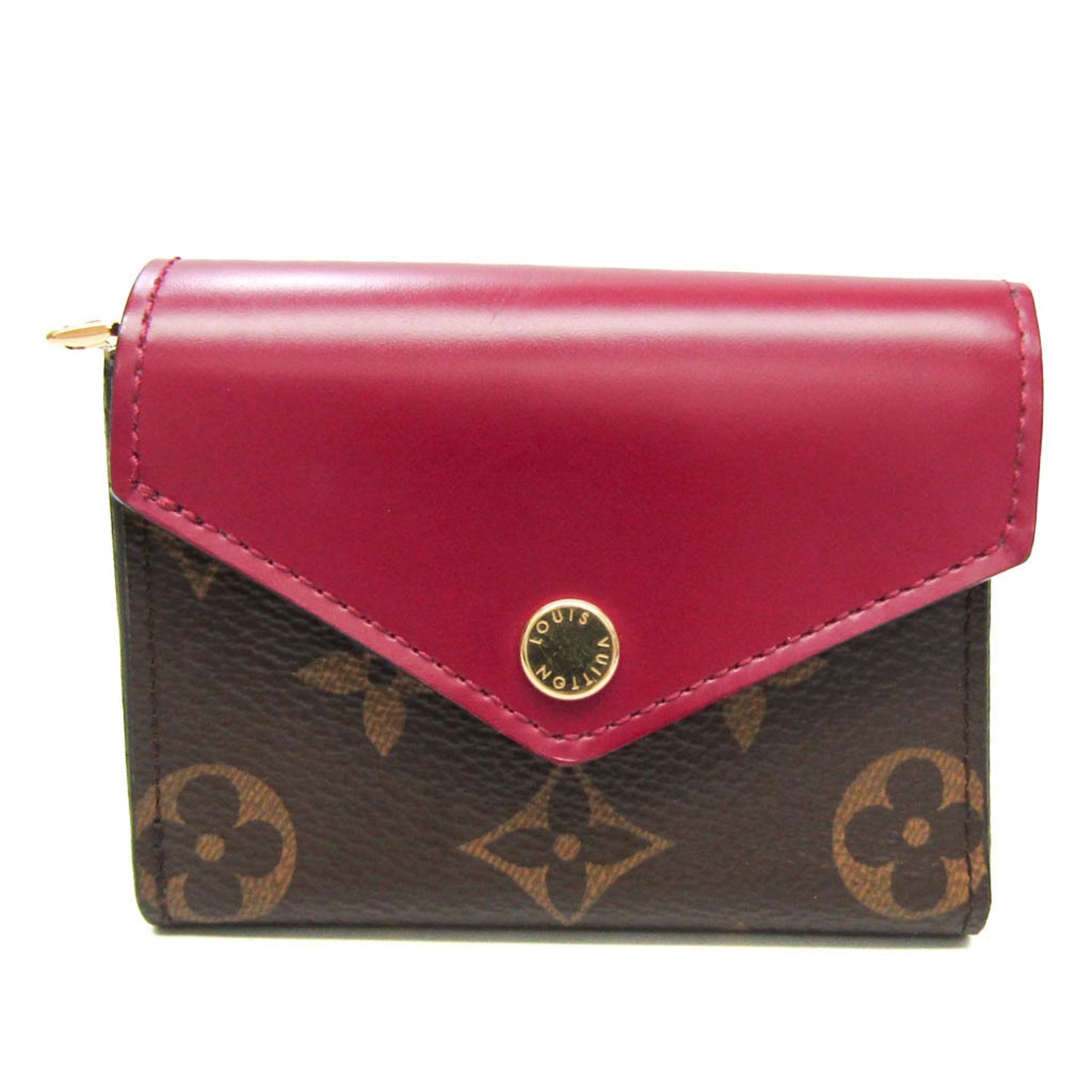 Louis Vuitton Monogram Zoe Wallet Monogram Wallet (tri-fold) Fuchsia,Monogram