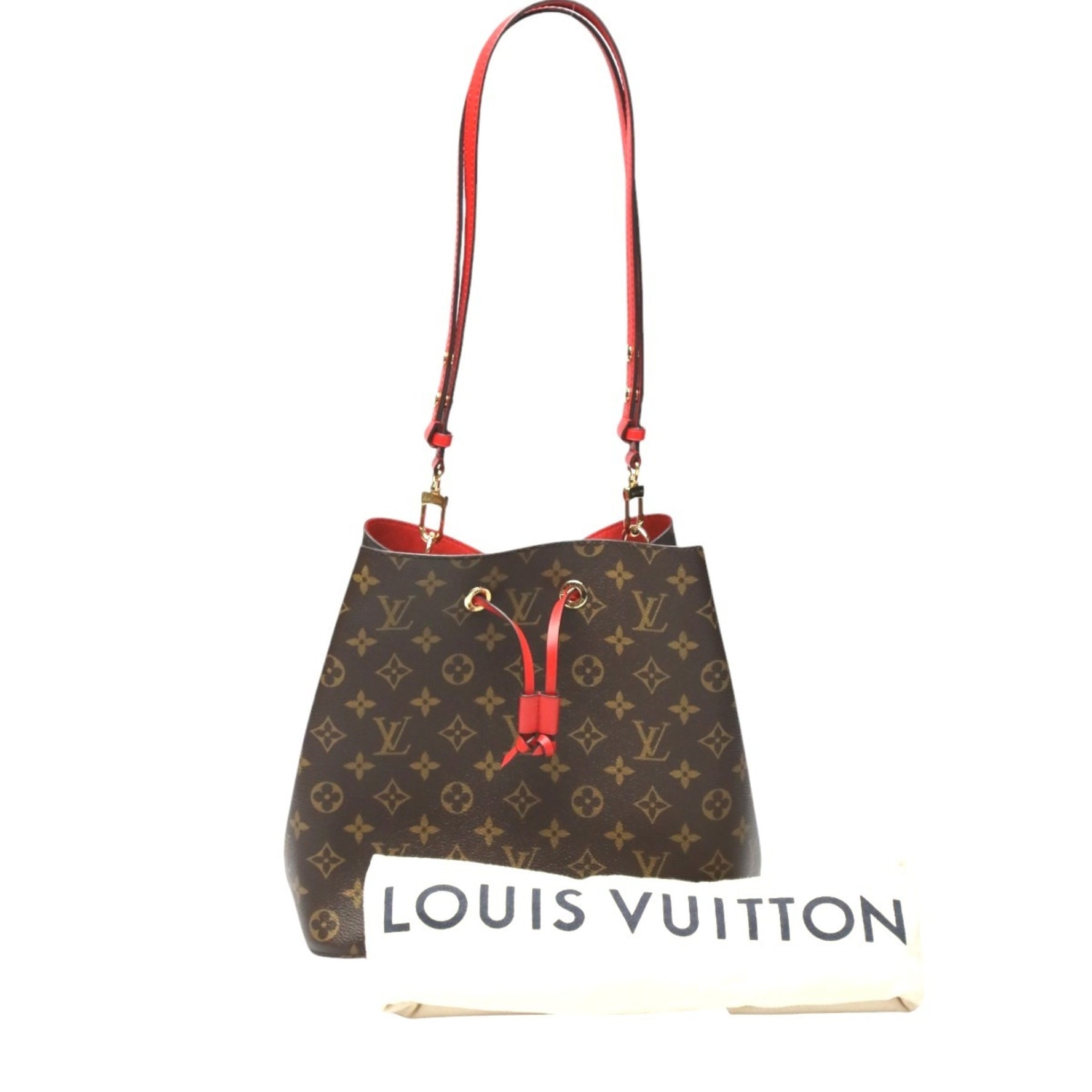 Louis Vuitton Shoulder Bag Monogram NeoNoe Canvas Coquelicot LV