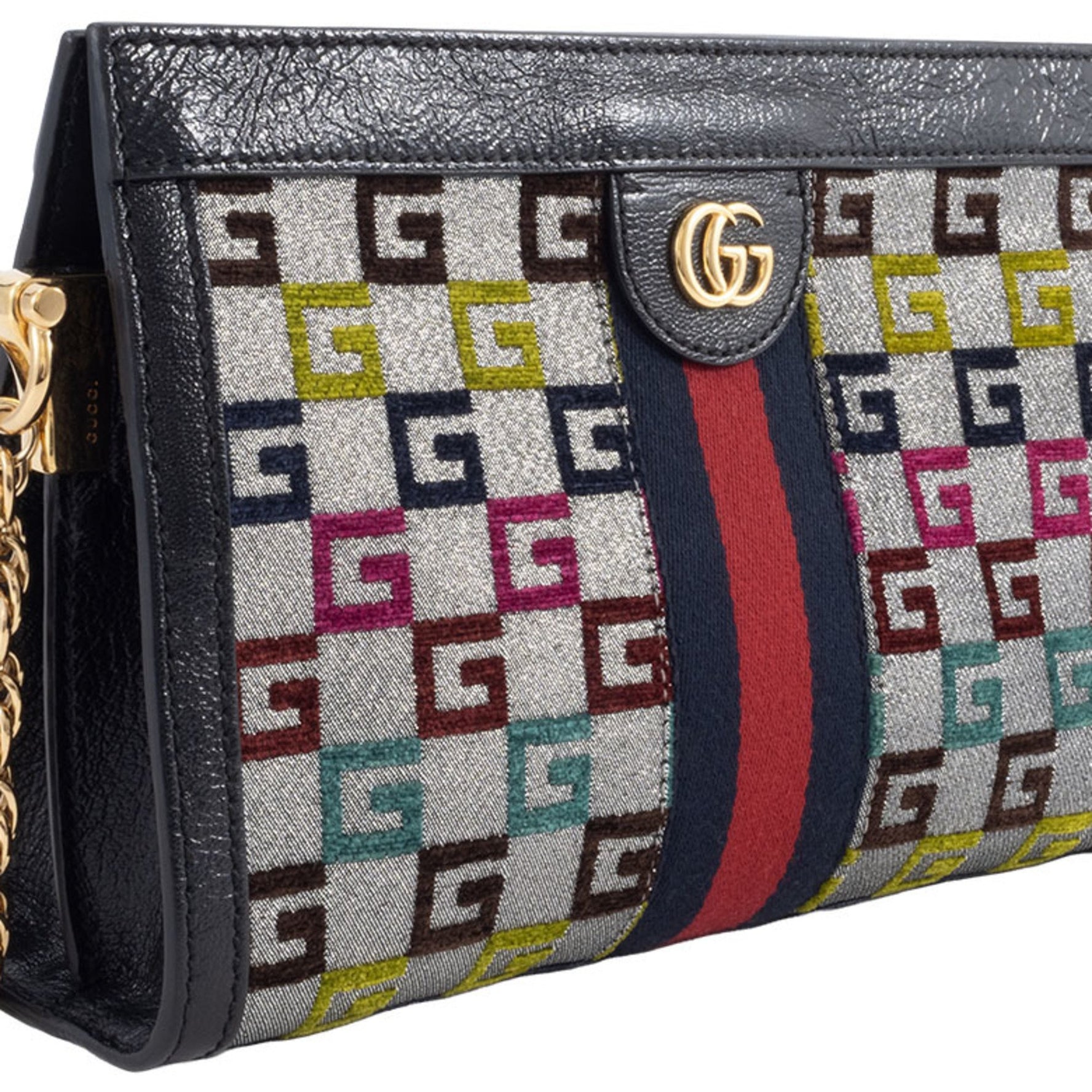 Gucci Ophidia Small Chain Shoulder Bag Canvas | Leather Multicolor
