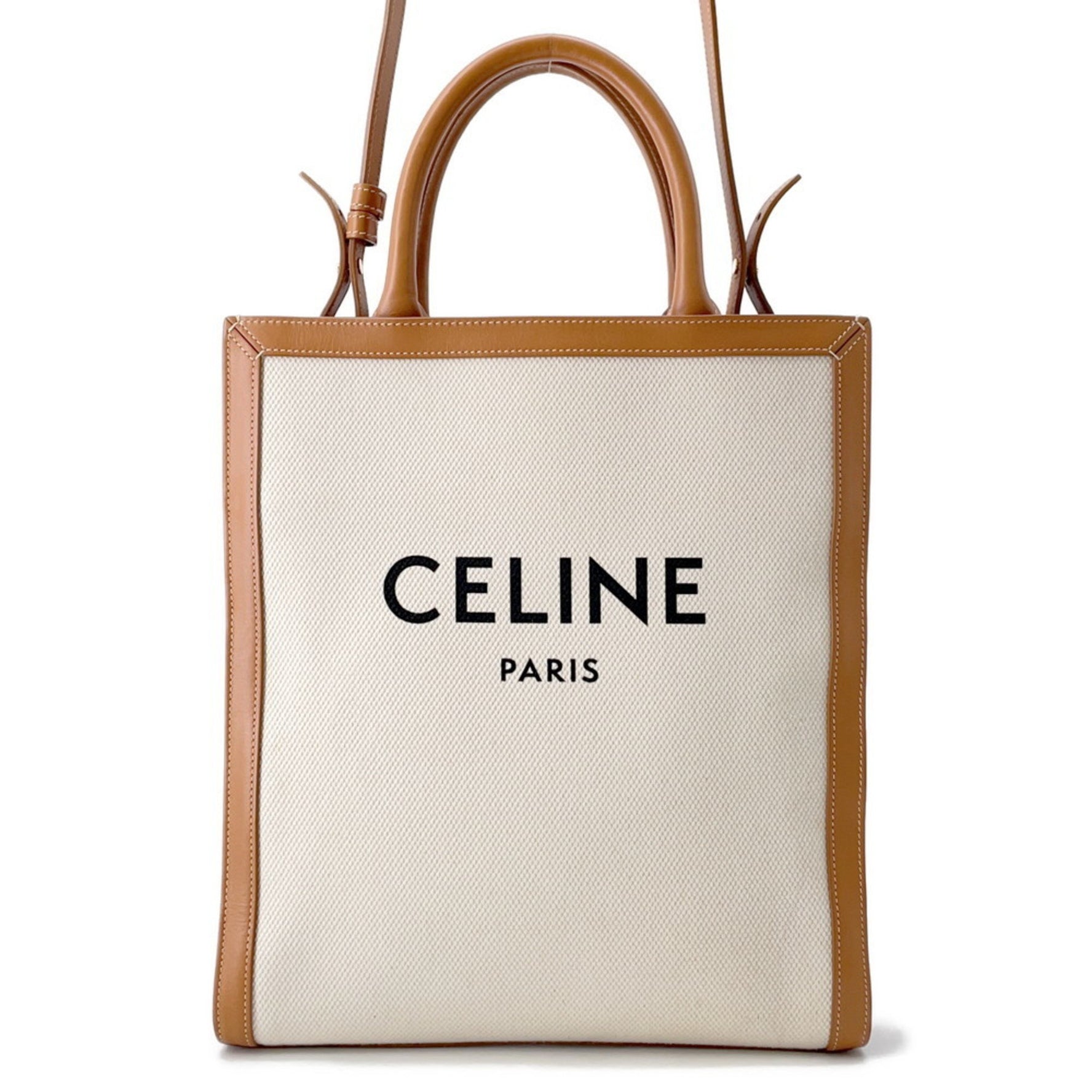 Celine Vertical Cabas Small Tote Bag CELINE 2-way Shoulder