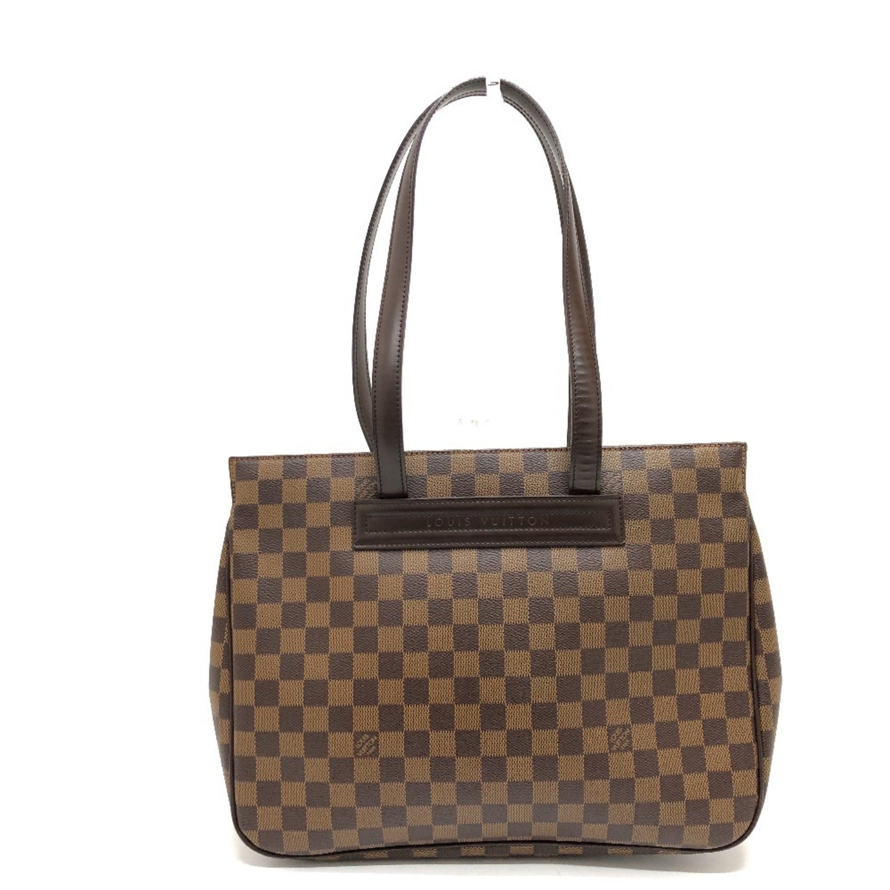 LOUIS VUITTON N51123 Parioli Shoulder Tote Bag, Damier Canvas, Women's, Ebene, Brown