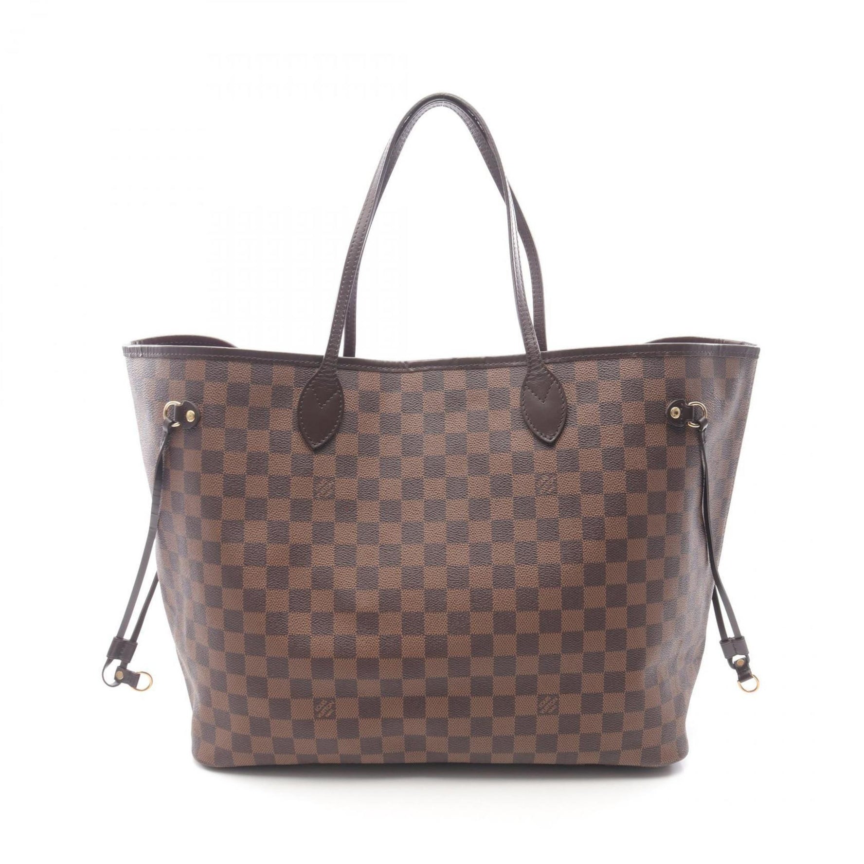 Louis Vuitton Neverfull GM Tote Bag, Coated Canvas and Leather with Damier Finish