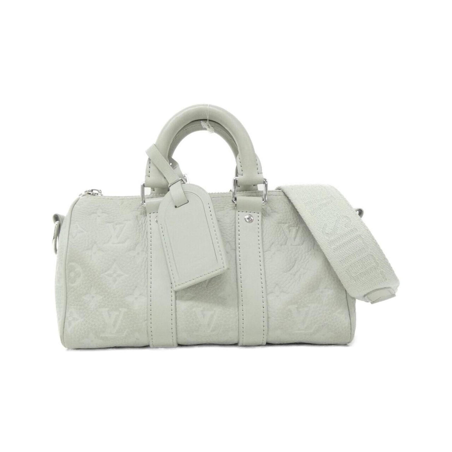 Louis Vuitton Taurillon Monogram Keepall Bandouliere Boston Bag