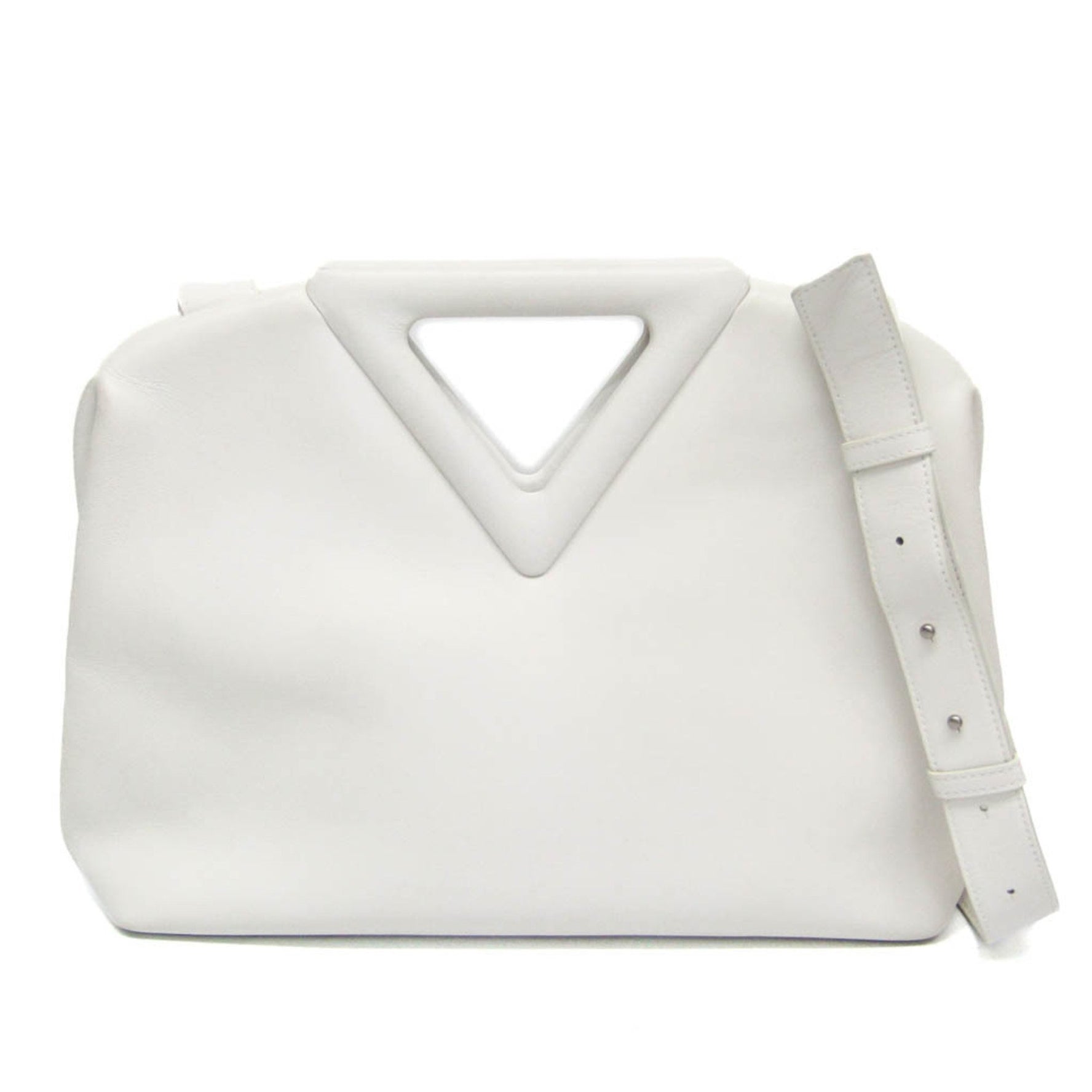 Bottega Veneta Point Medium Men,Women Leather Handbag,Shoulder Bag