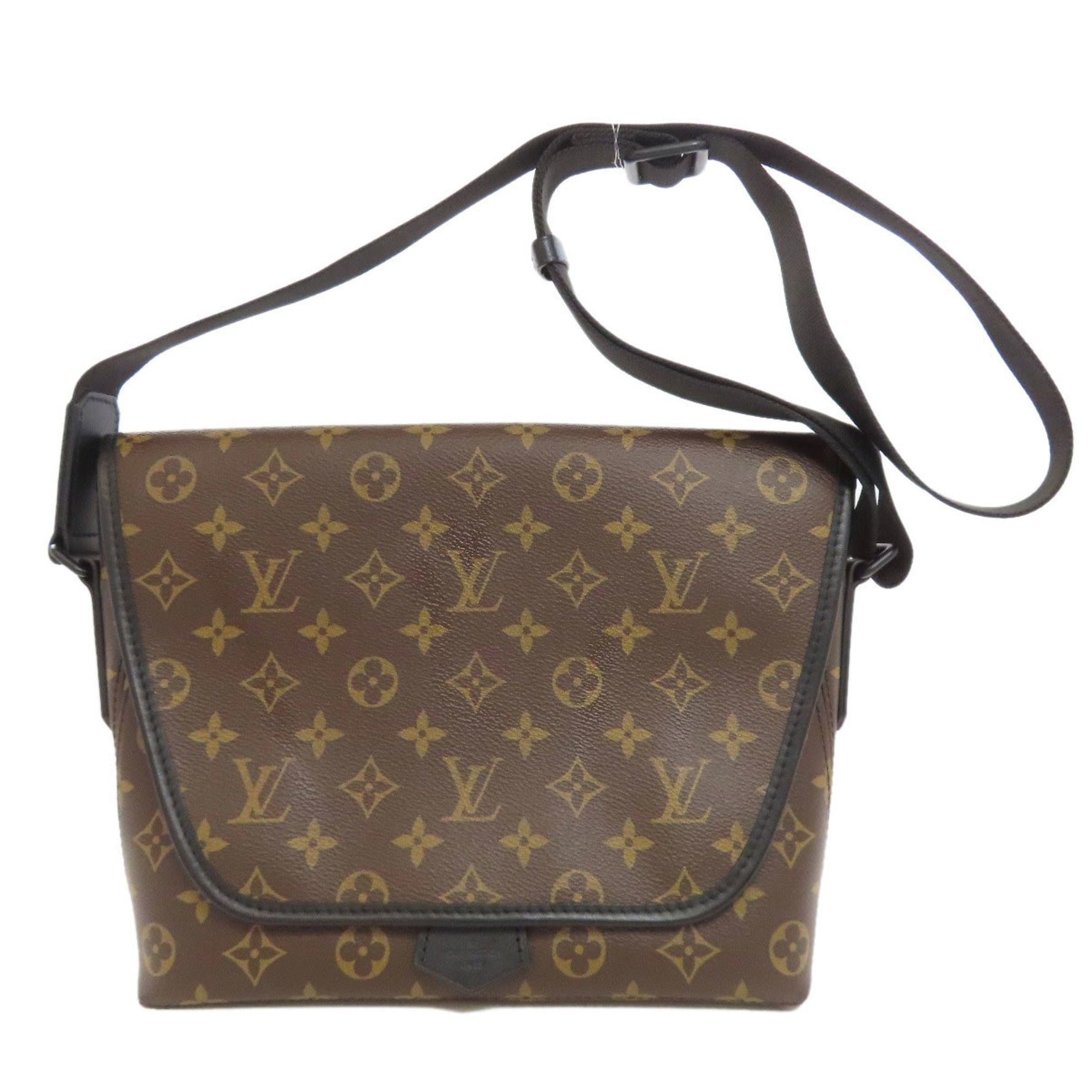 Louis Vuitton M45557 Magnetic Shoulder Bag Monogram Macassar Women's LOUIS VUITTON