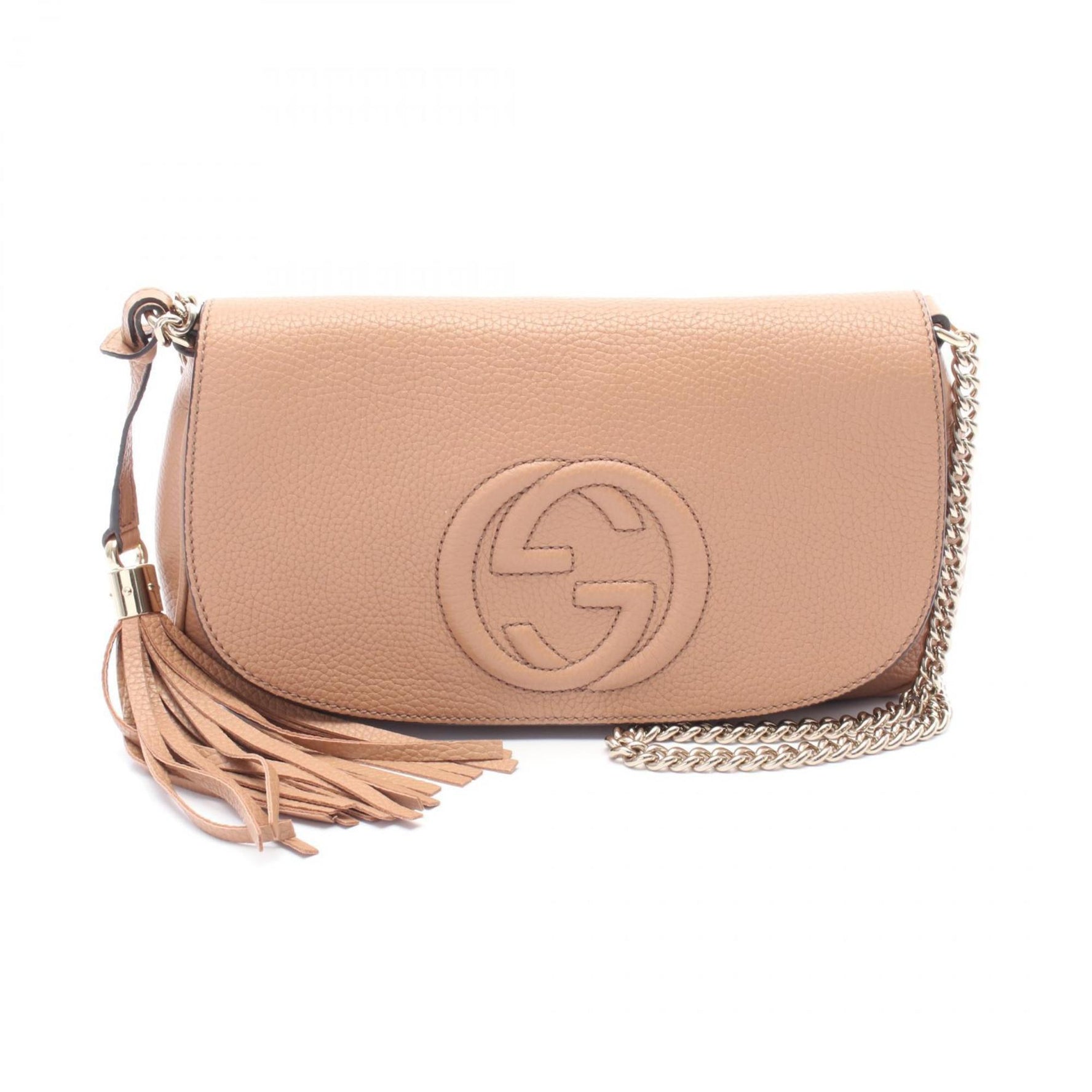 Gucci Soho Interlocking G Shoulder Bag, Leather