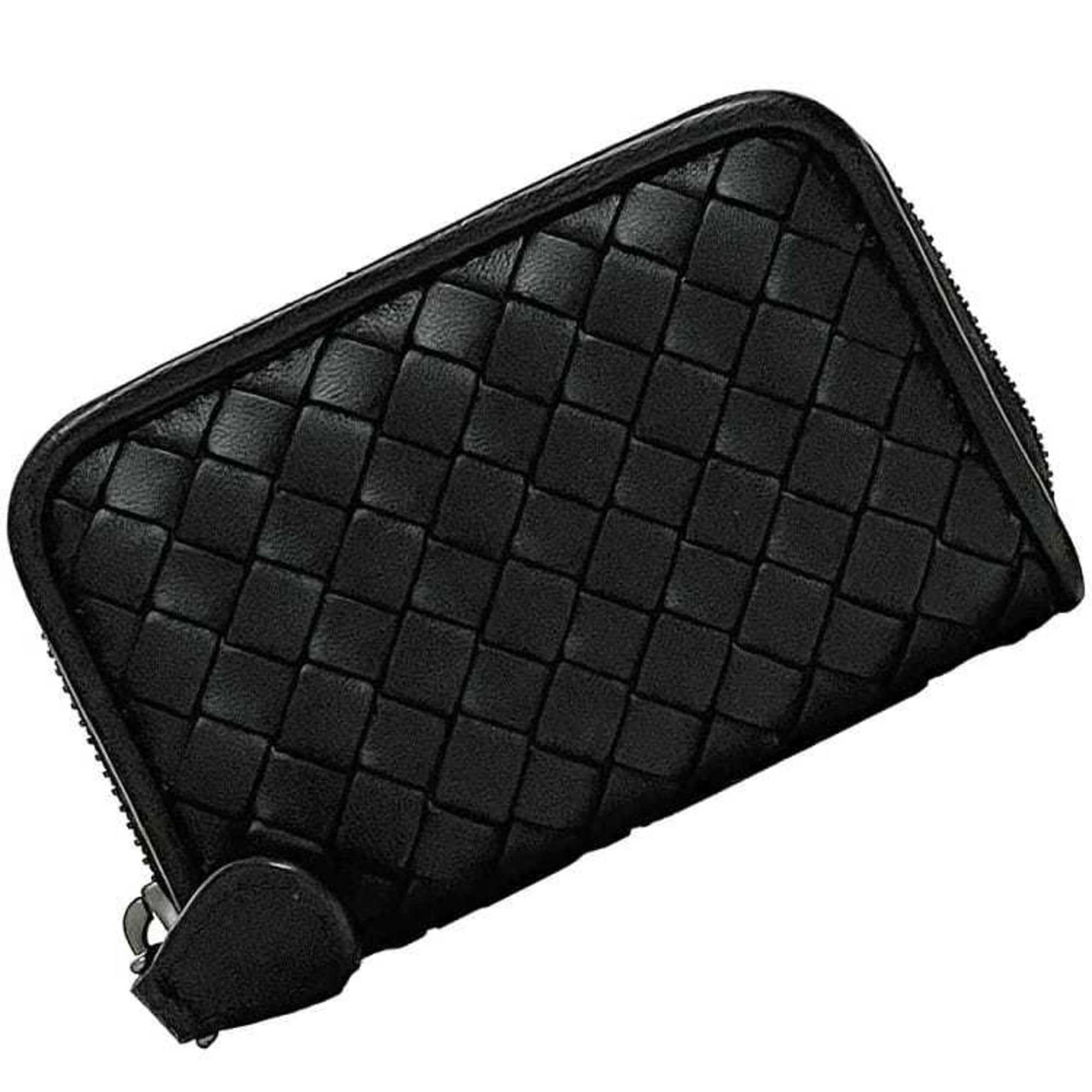 Bottega Veneta Coin Case Intrecciato Purse Leather BOTTEGA VENETA Mini Wallet Compact Men's Unisex
