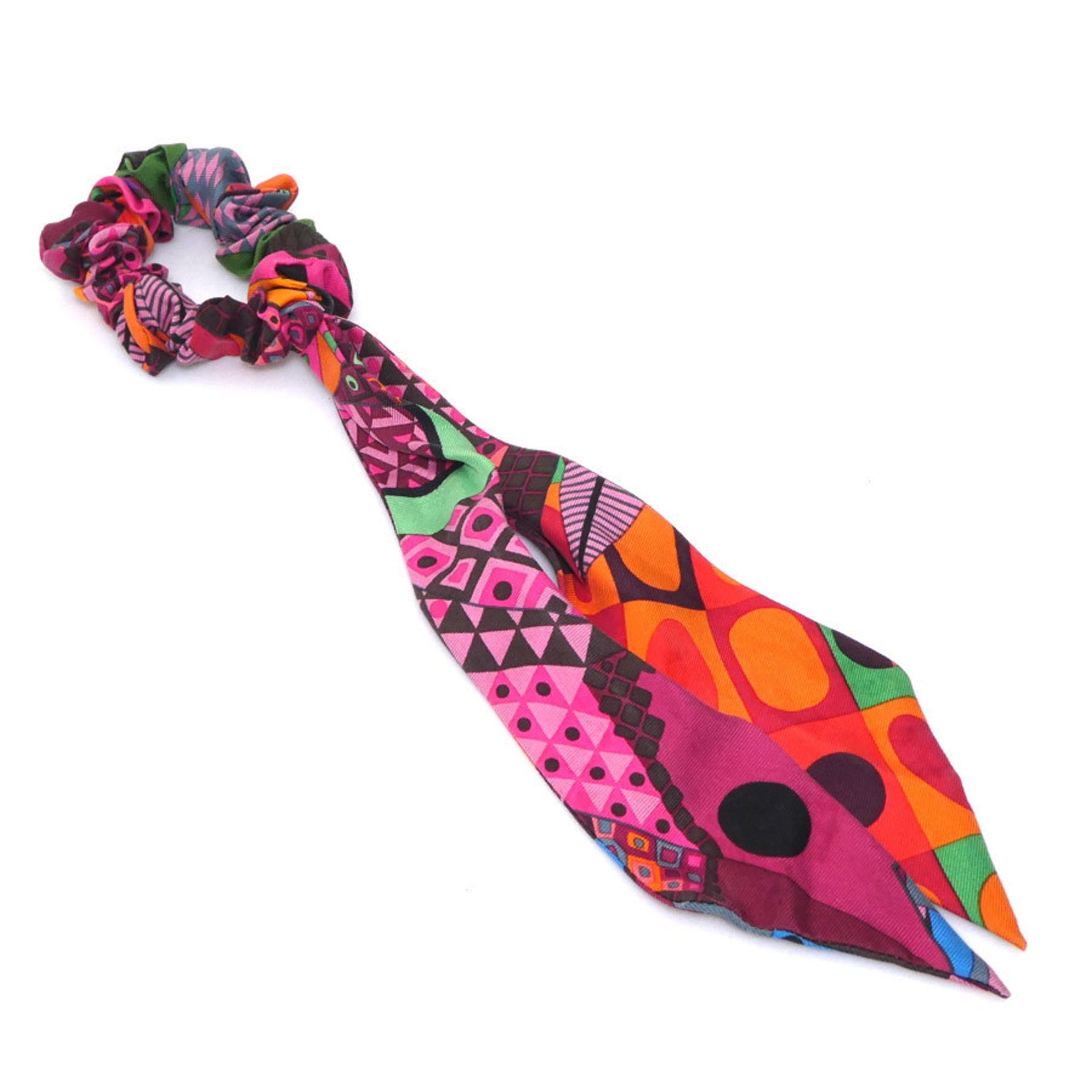 Hermes Hermès Bella Silk Scrunchie Hair Accessory, Multicolor, Women's, H31398a
