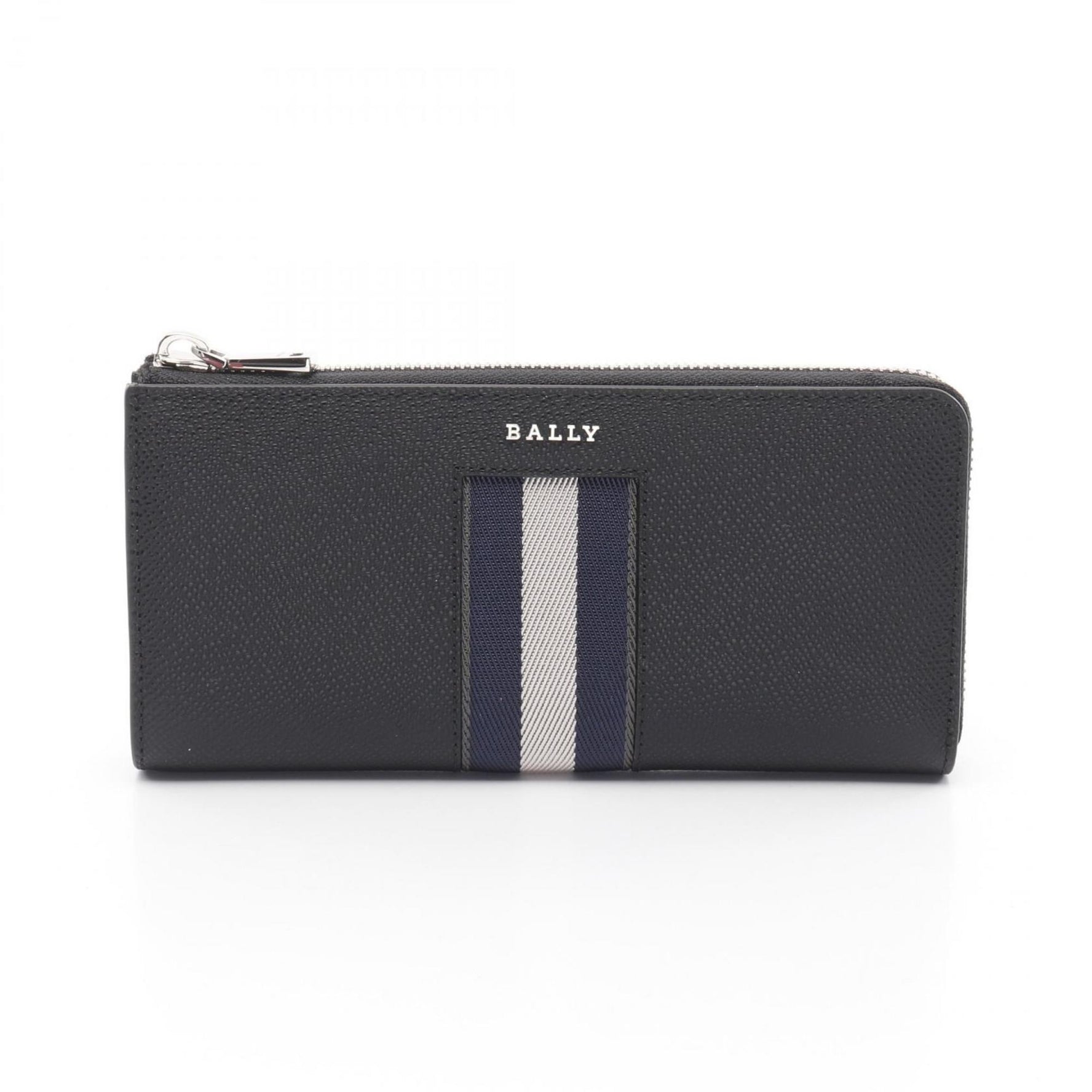 BALLY BLYTHEN.DSH L-shaped long wallet, leather, men's, black, 6309718U901P