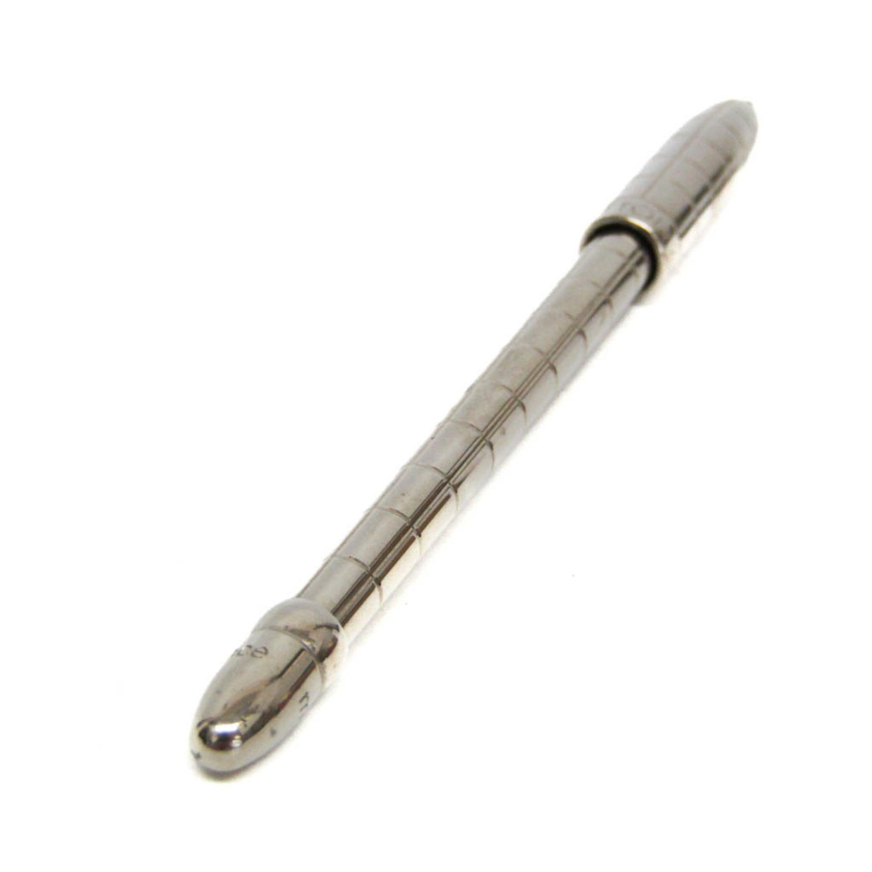 Louis Vuitton  Stylo Agenda GM N75001 Silver Ballpoint Pen (Black Ink)