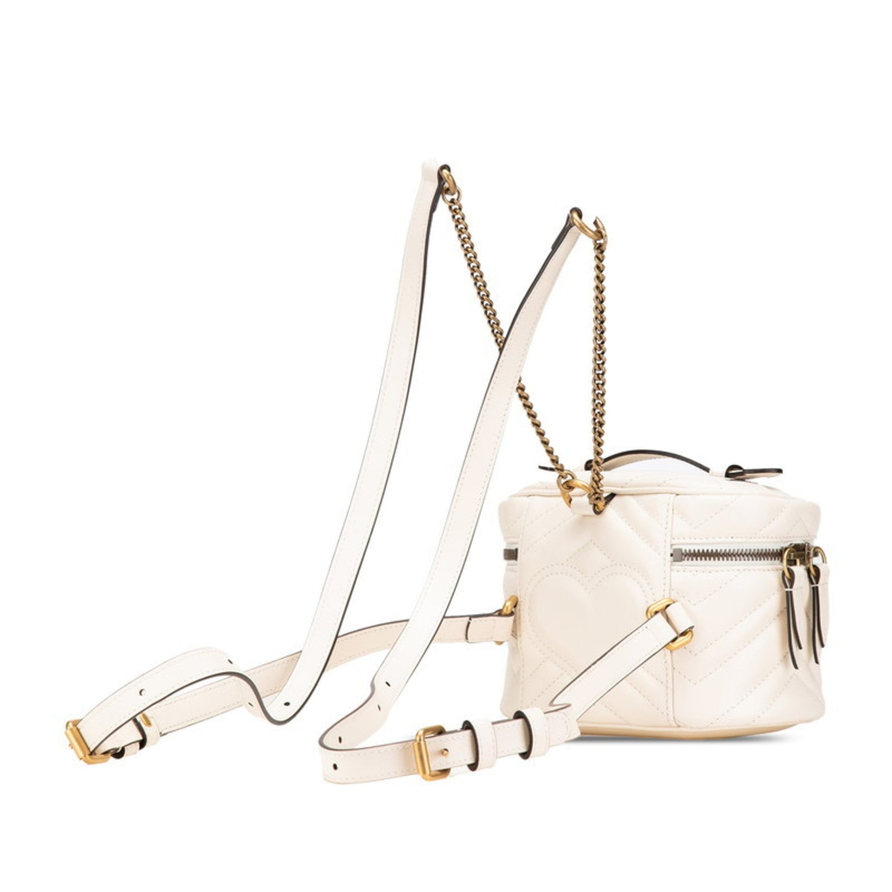 Gucci GG Marmont Backpack Vanity Bag Leather