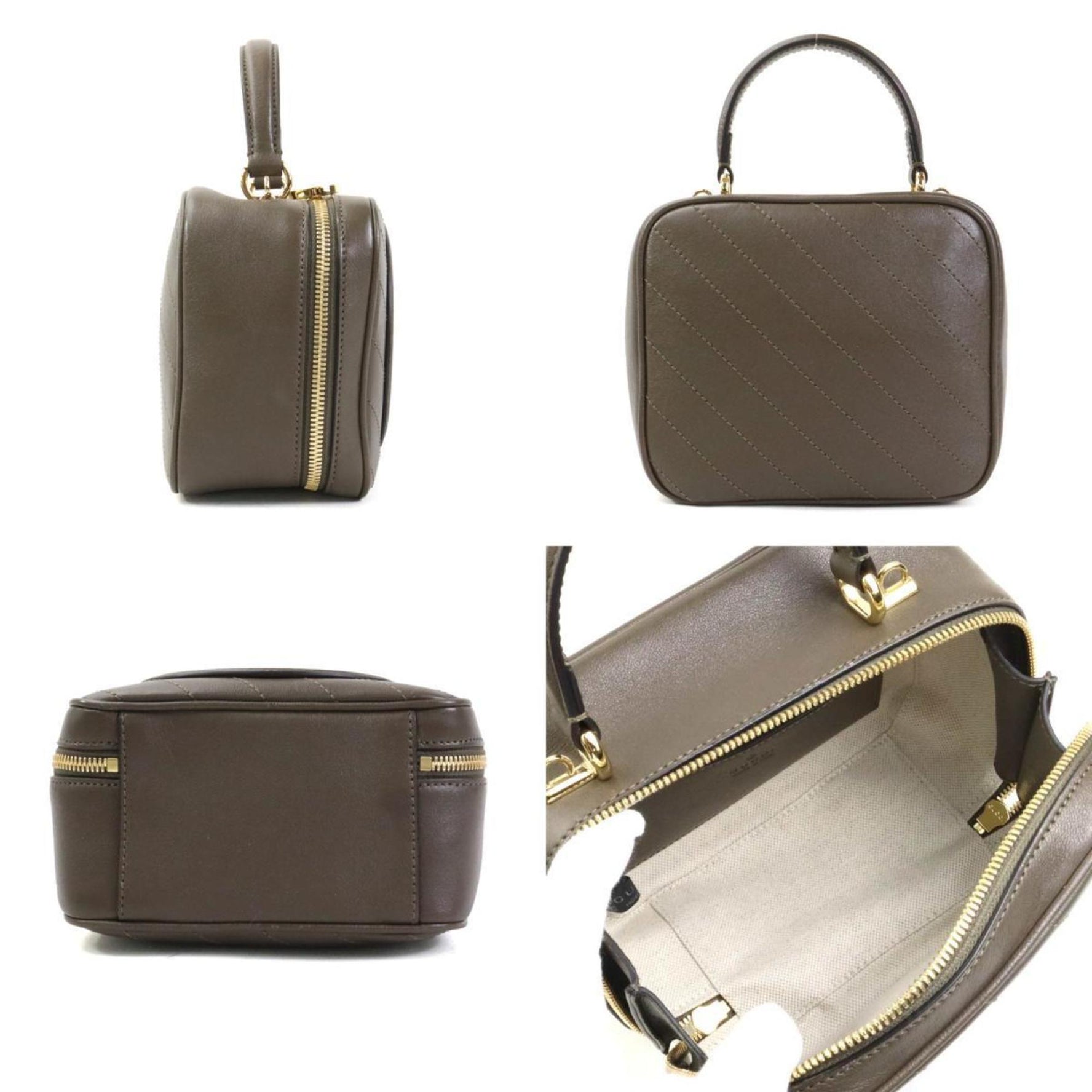 GUCCI Shoulder Bag Blondie Khaki Brown