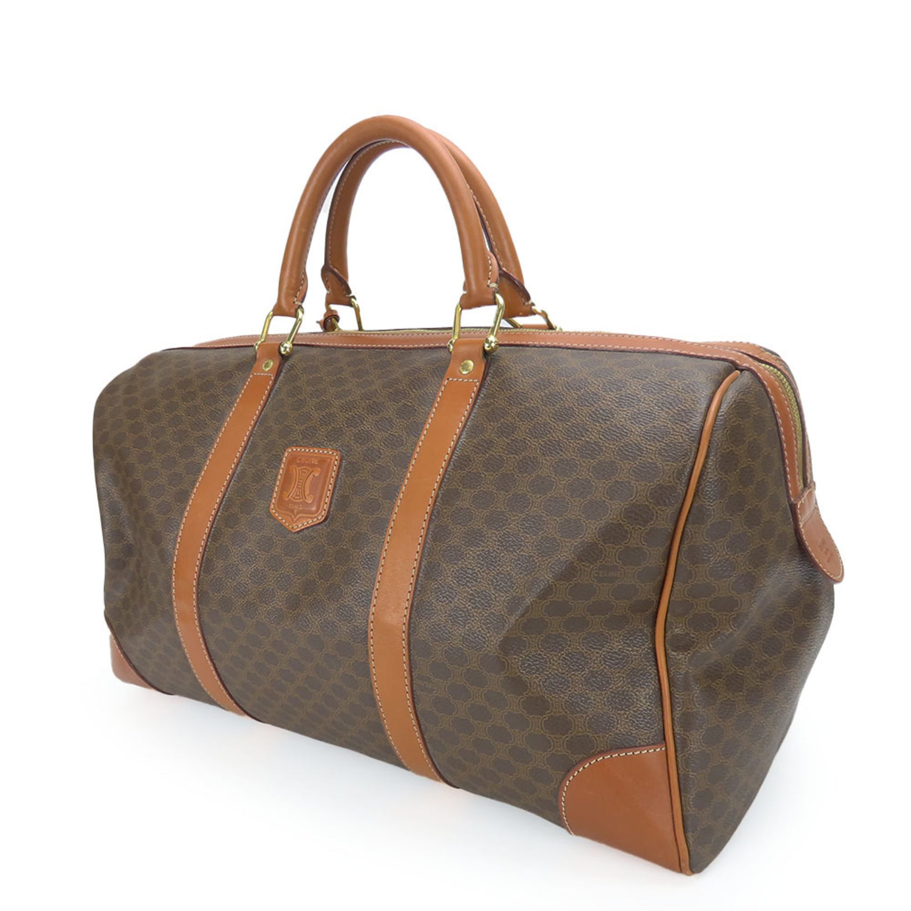 Celine Boston Bag Macadam Leather