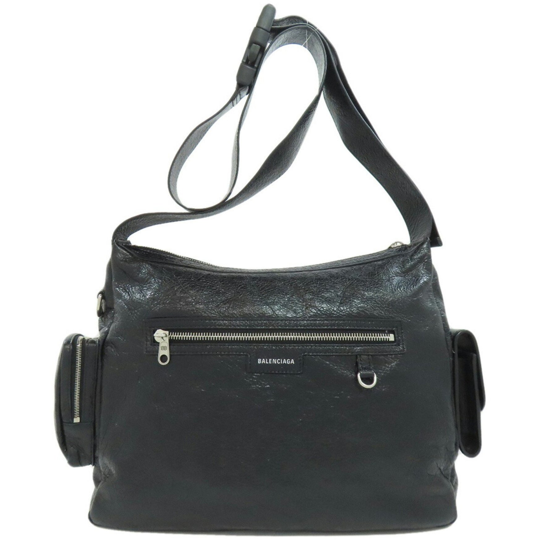 Balenciaga Super Busy Shoulder Bag Calfskin Women's BALENCIAGA