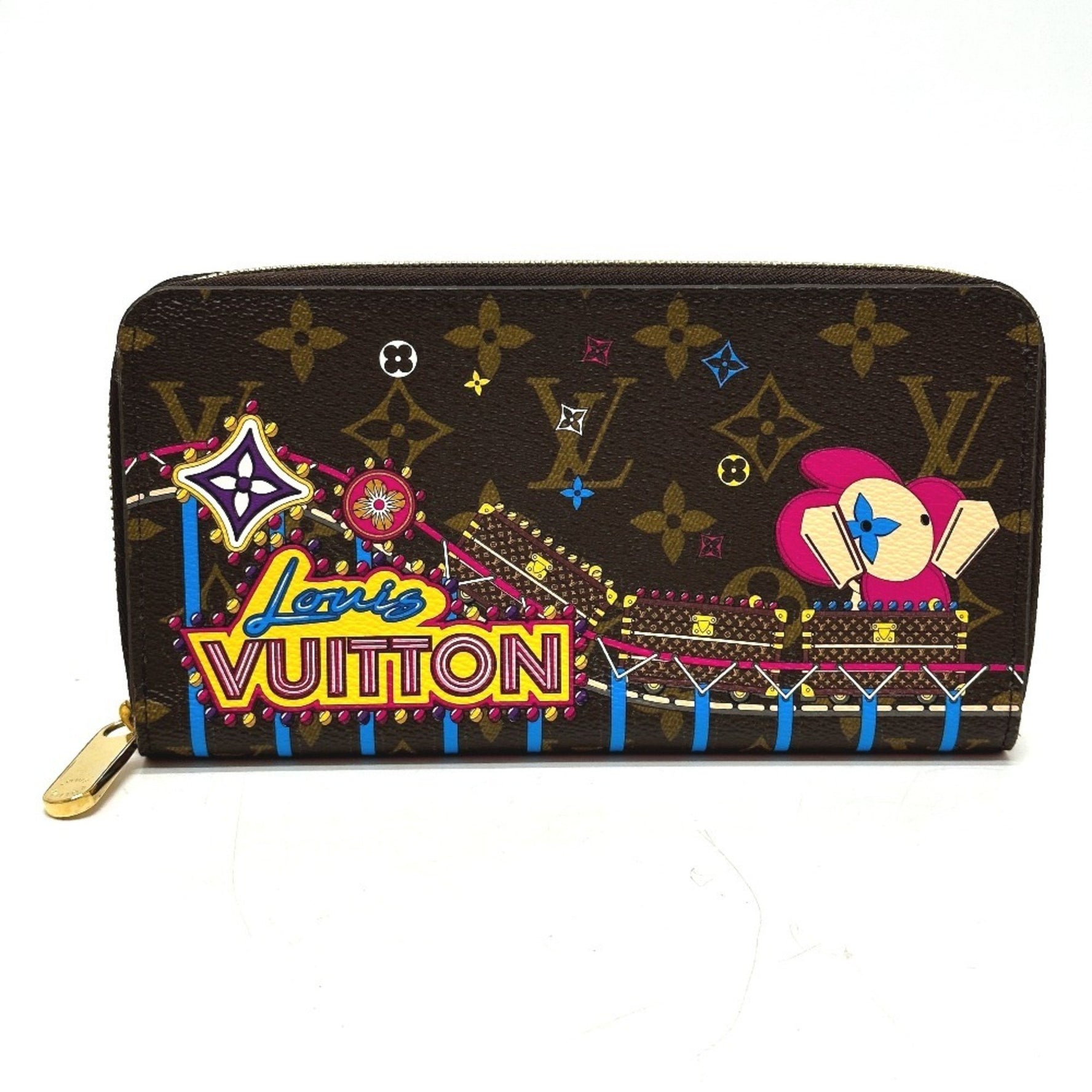 LOUIS VUITTON M69750 2020 Monogram Vivienne Amusement Park Zippy Wallet Long Canvas Women's Brown