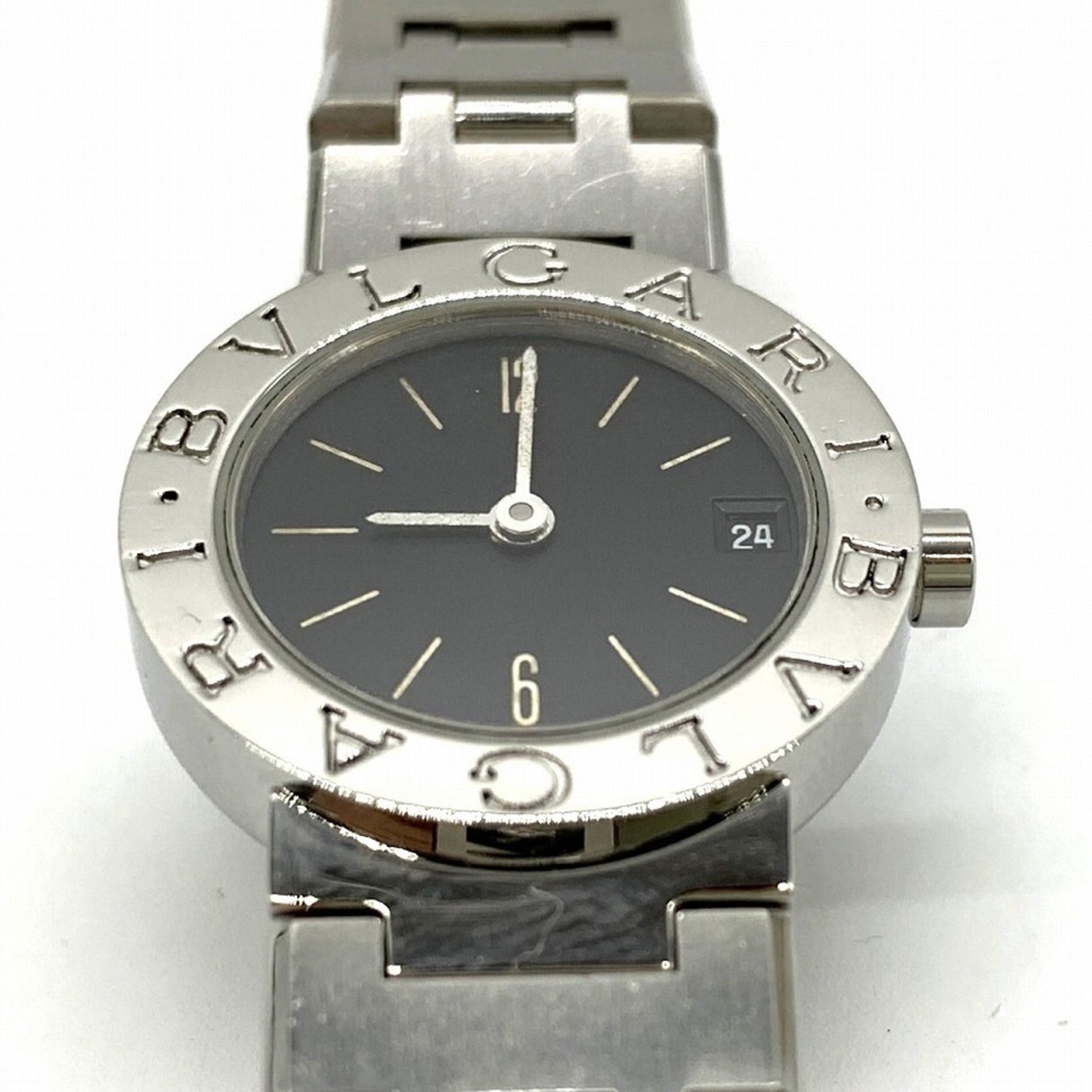 BVLGARI Analogue Watch Date Black Dial Ladies