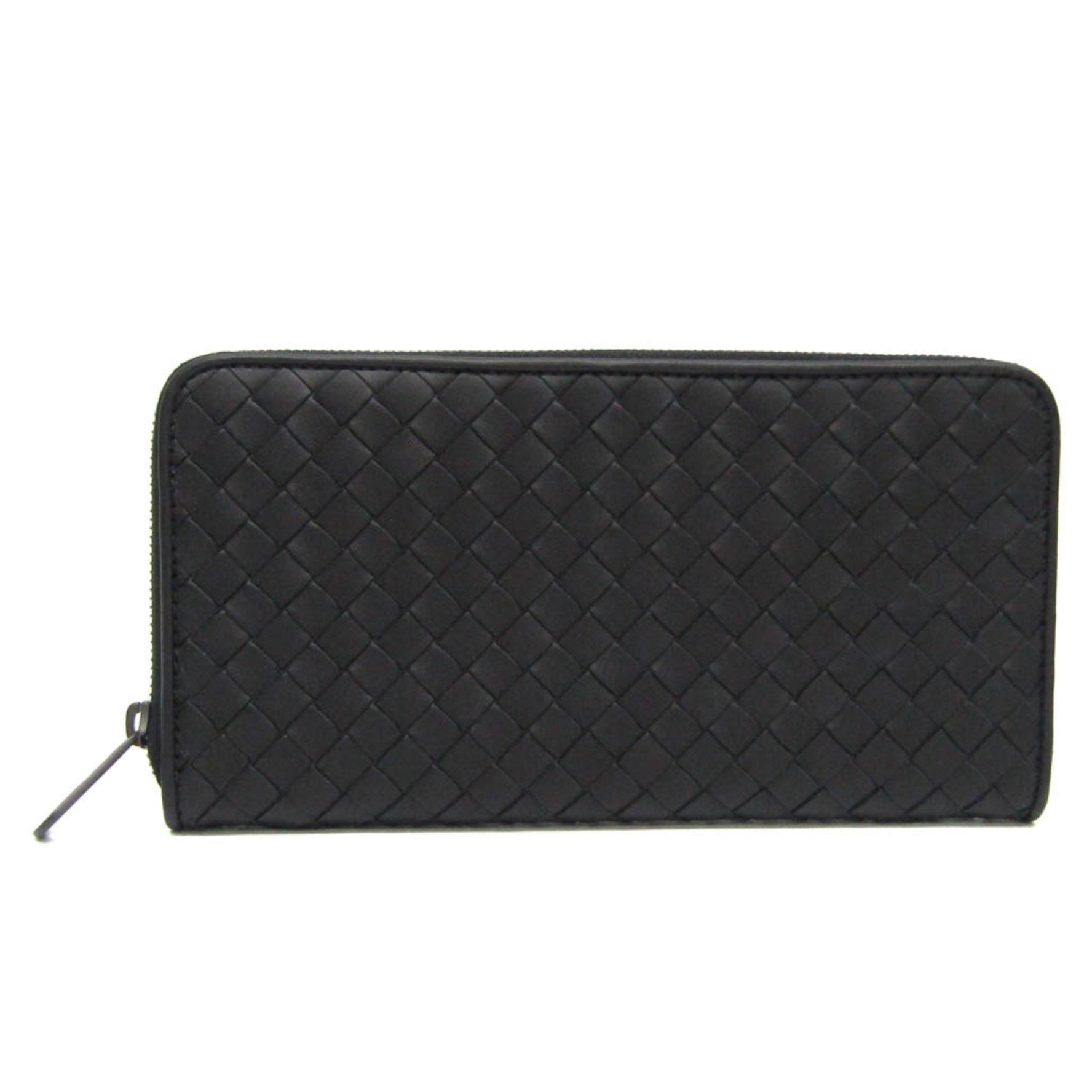 Bottega Veneta Intrecciato Men,Women Leather Long Wallet (bi-fold)