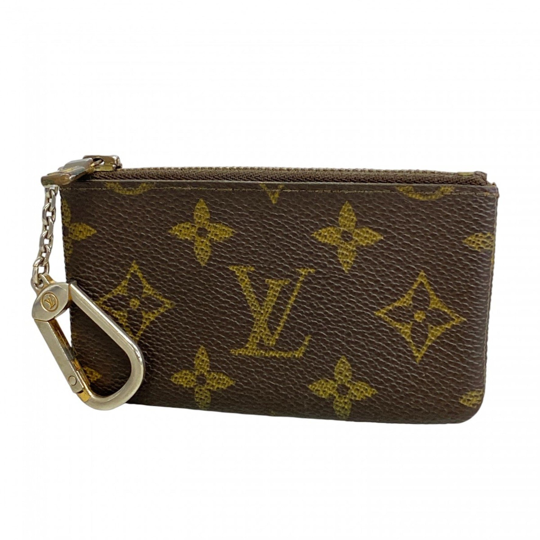 Louis Vuitton Monogram Pochette Cle Wallet/Coin Case Men's/Women's