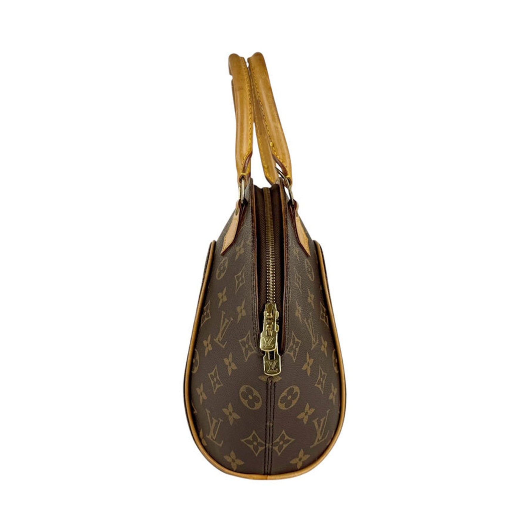Louis Vuitton Monogram Ellipse PM Handbag in Canvas, Brown, Women's, M51127 z6616