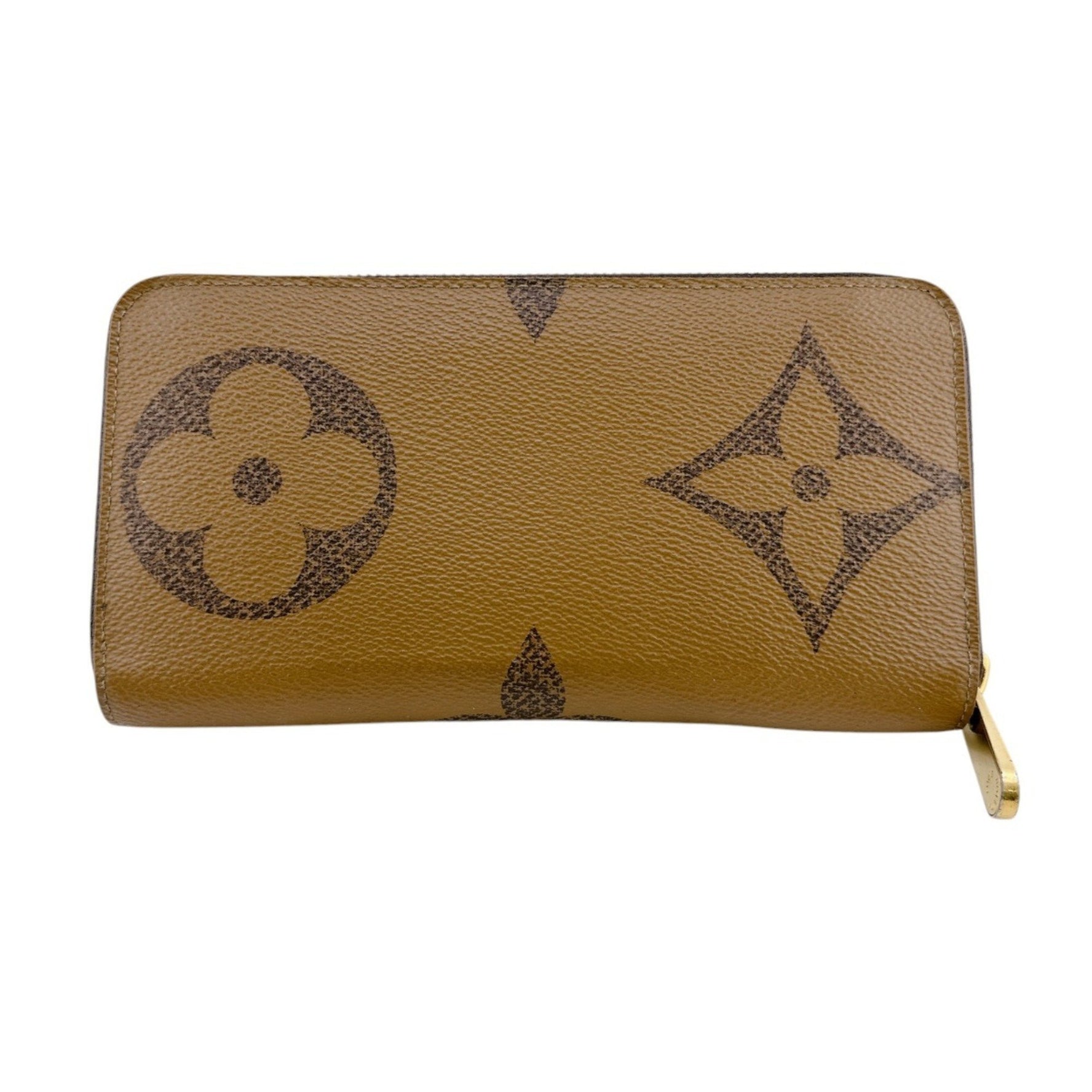 Louis Vuitton Long Wallet Giant Reverse Monogram Zippy Canvas