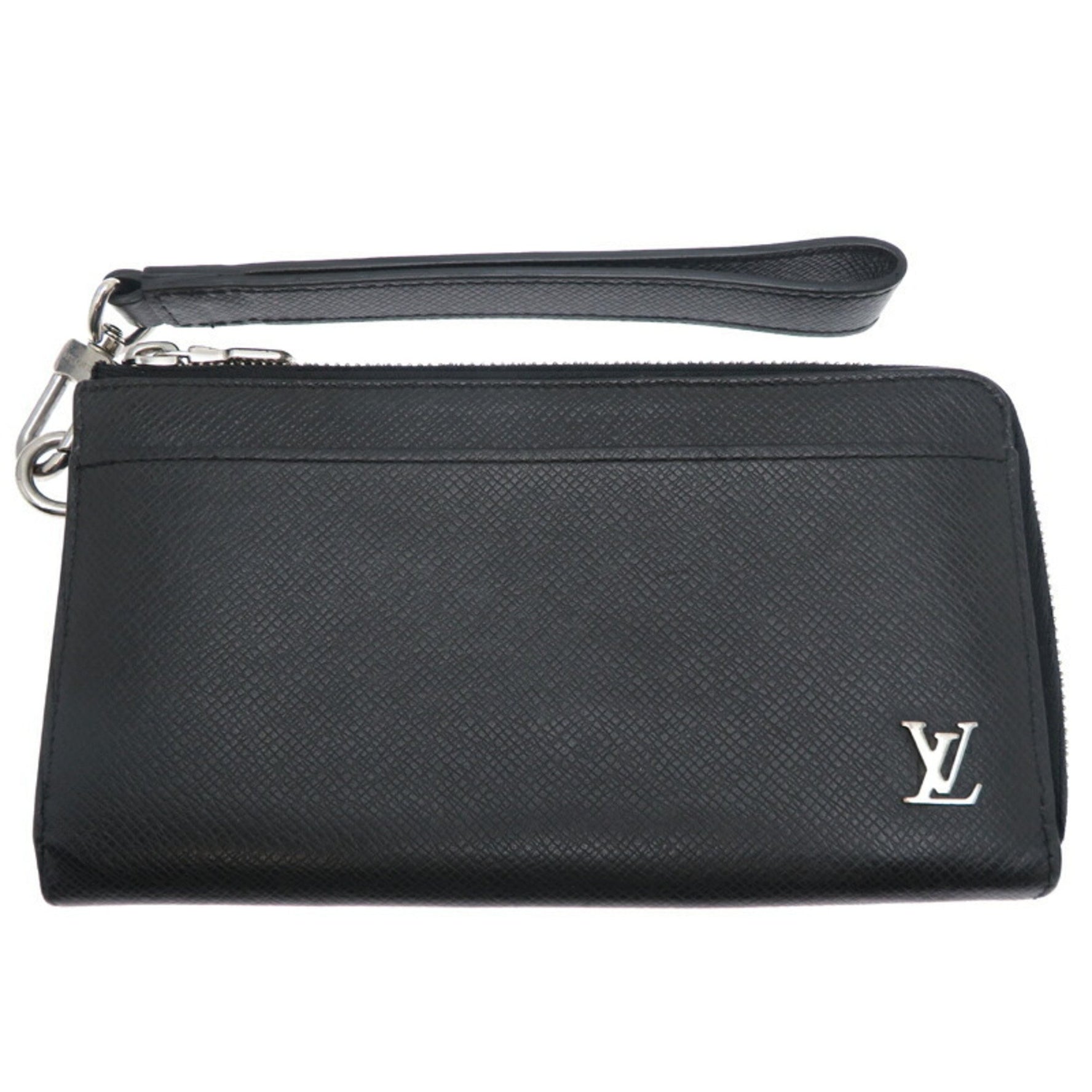 Louis Vuitton Zippy Dragonne Long Wallet Taiga Noir