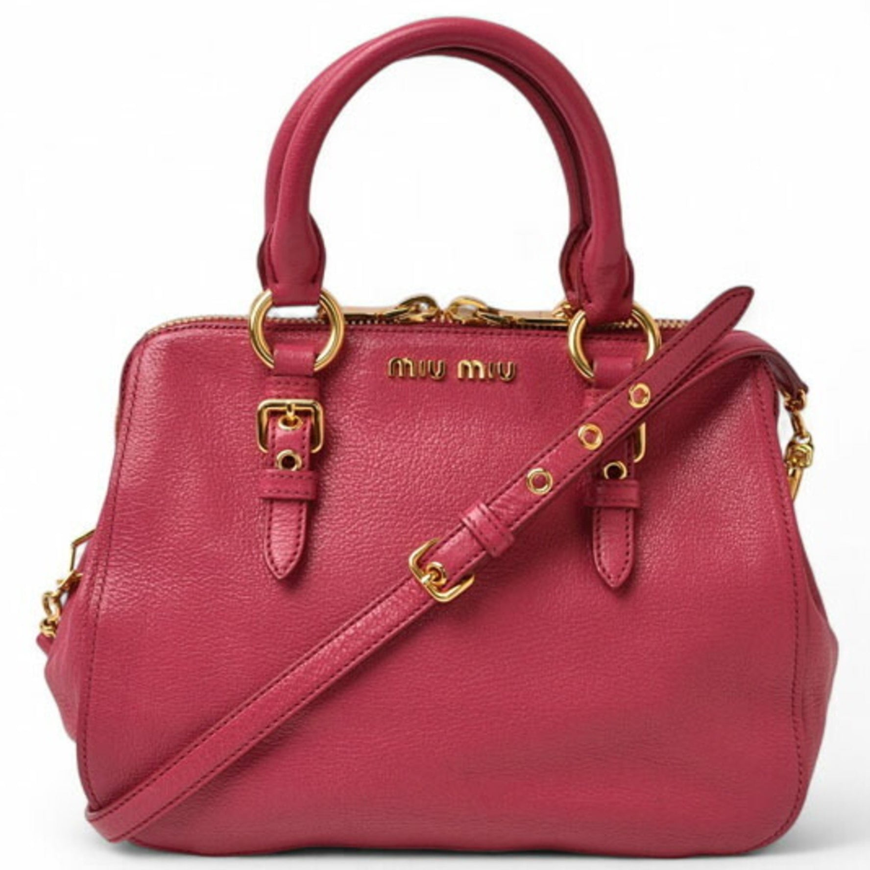 Miu Miu Miu Madras shoulder bag/handbag, PEONIA