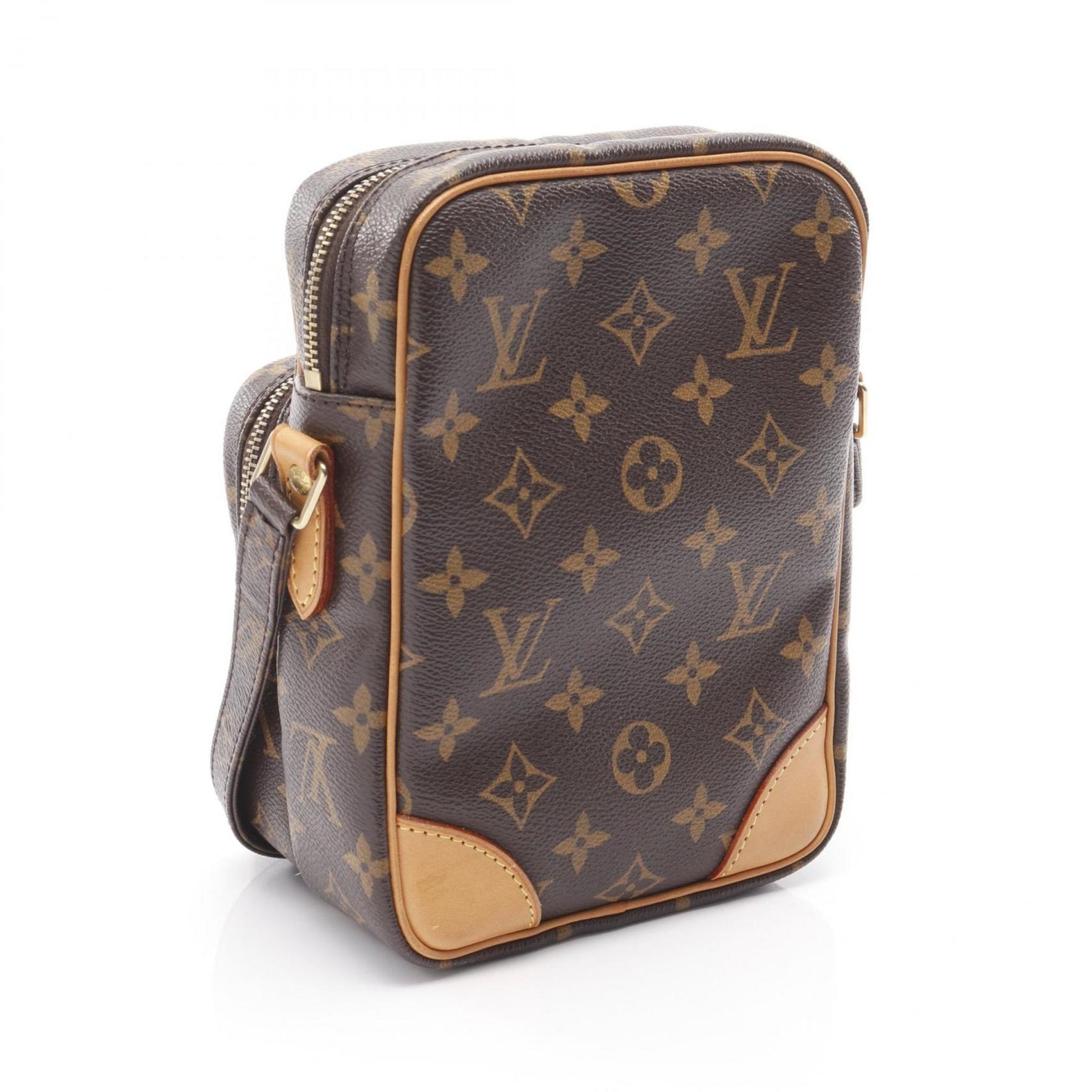 Louis Vuitton Amazon Shoulder Bag, Coated Canvas and Leather, Monogram, Brown