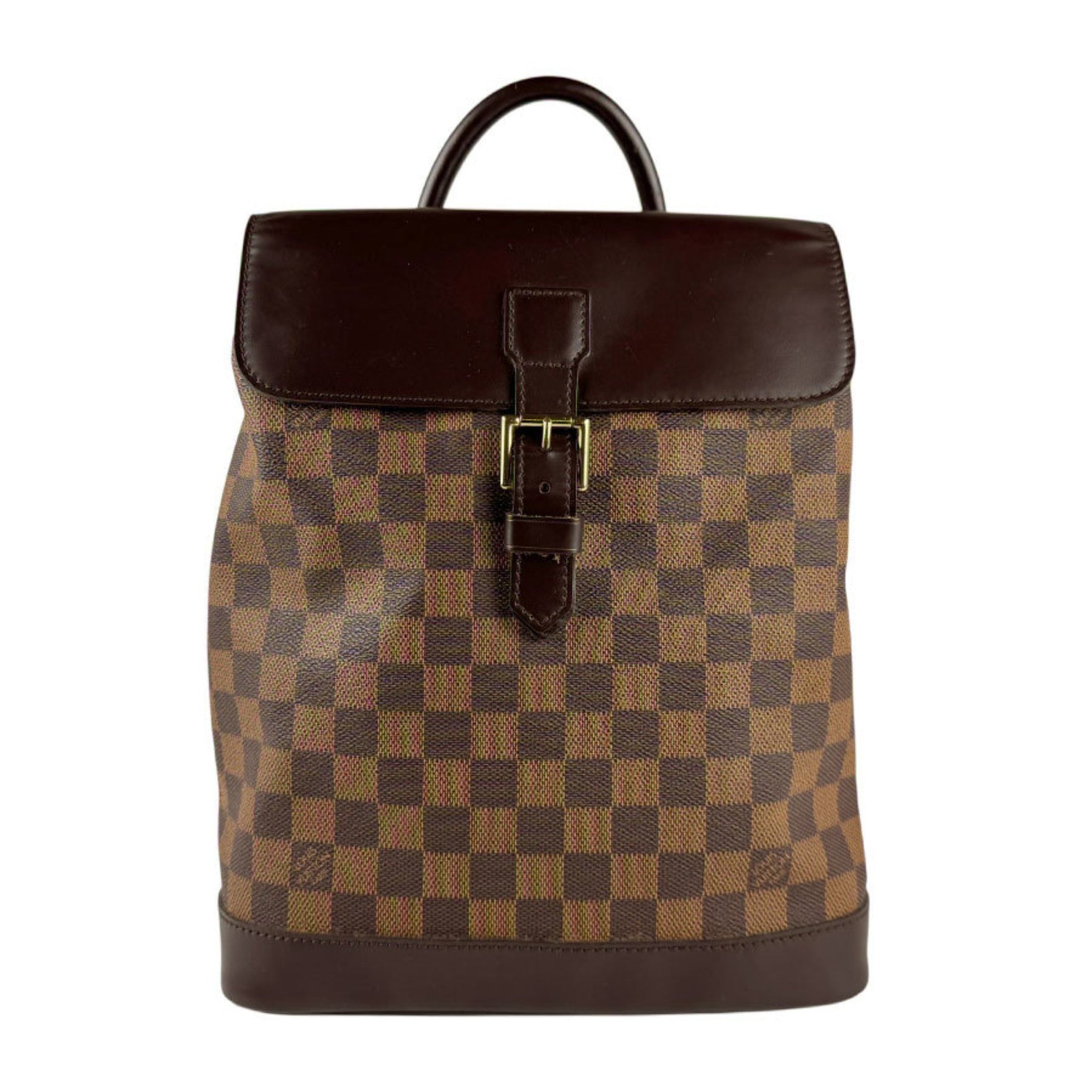 Louis Vuitton Damier Soho Backpack in Canvas and Ebene Leather