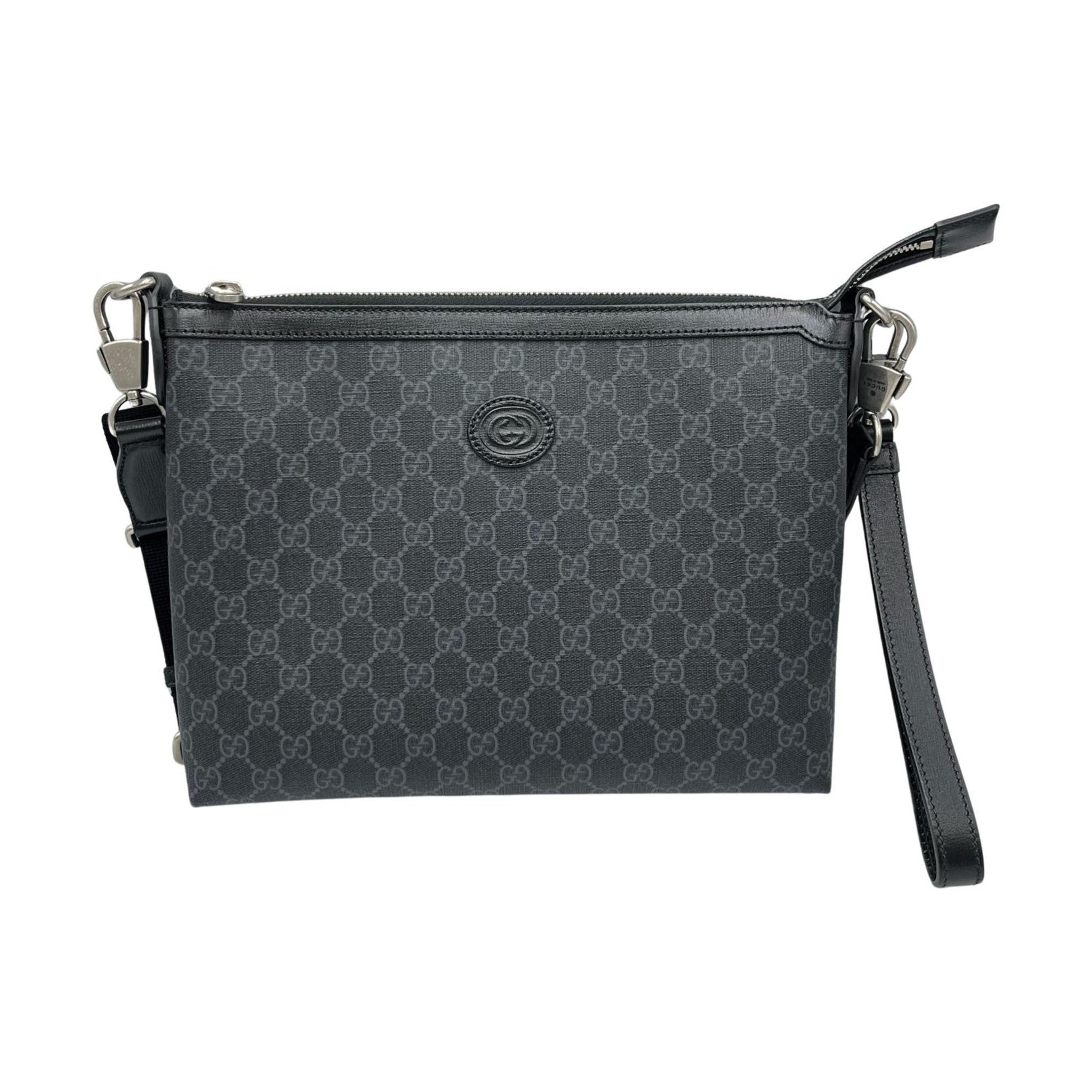 Gucci Interlocking G Messenger Bag in GG Supreme Canvas