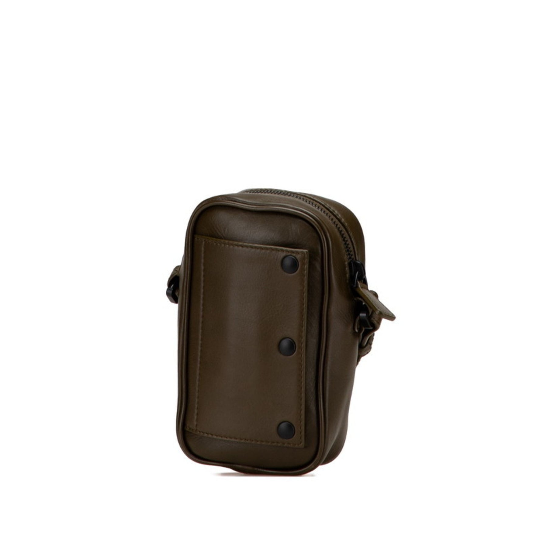 Bottega Veneta Leggero Punched Crossbody Shoulder Bag/Shoulder Pouch Khaki Green Lambskin BOTTEGA VENETA