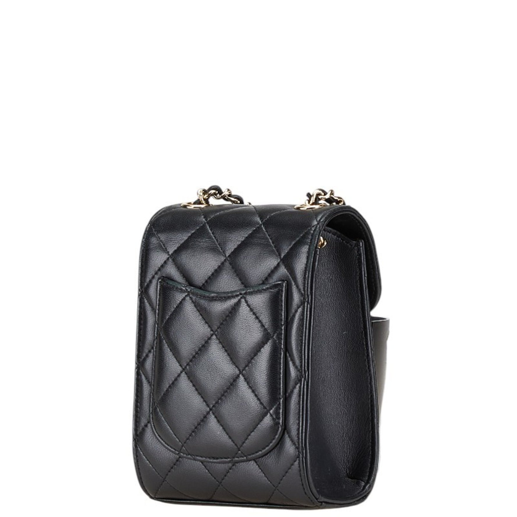CHANEL Matelasse Coco Mark Crossbody Chain Shoulder Bag in Lambskin