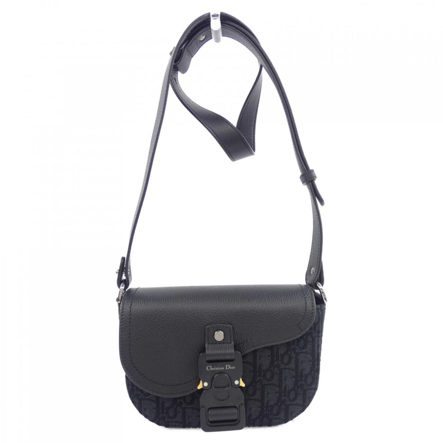 Christian Dior Dior Mini Messenger Bag with Flap, Oblique Jacquard, Handbag