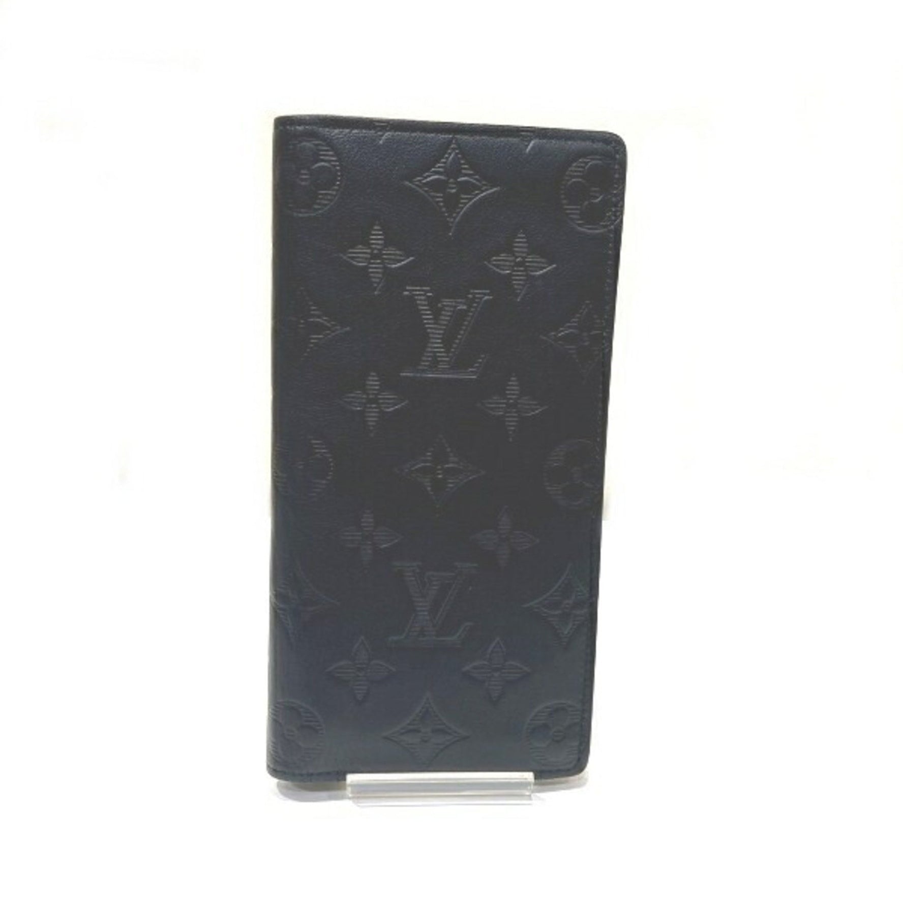 Louis Vuitton Monogram Shadow Portefeuille Plaza M62900 Long Wallet Bi-fold Men's